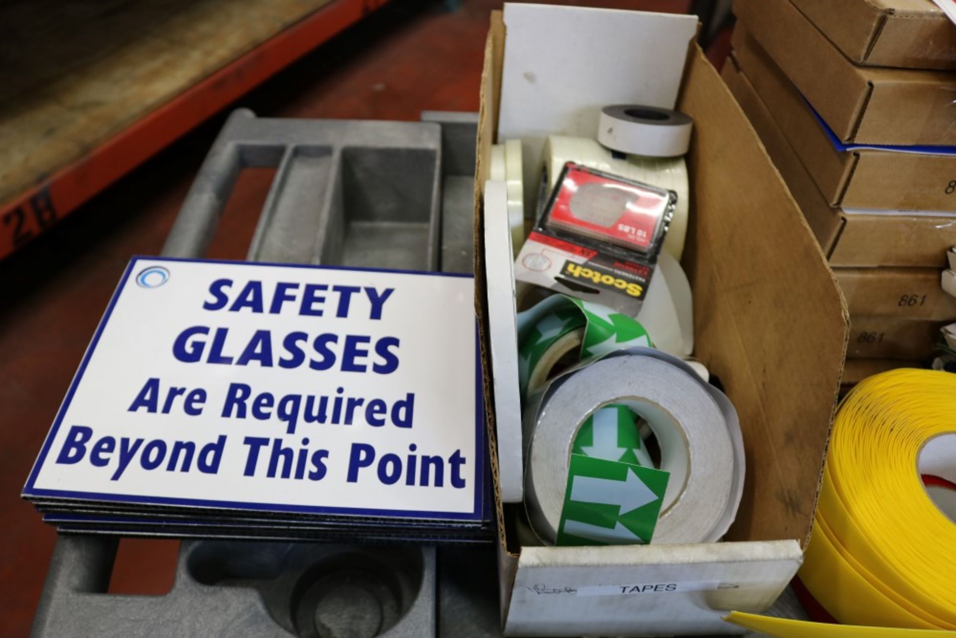 Lean Manufacturing Plant Labeling Rolling Cart - Image 4 of 9