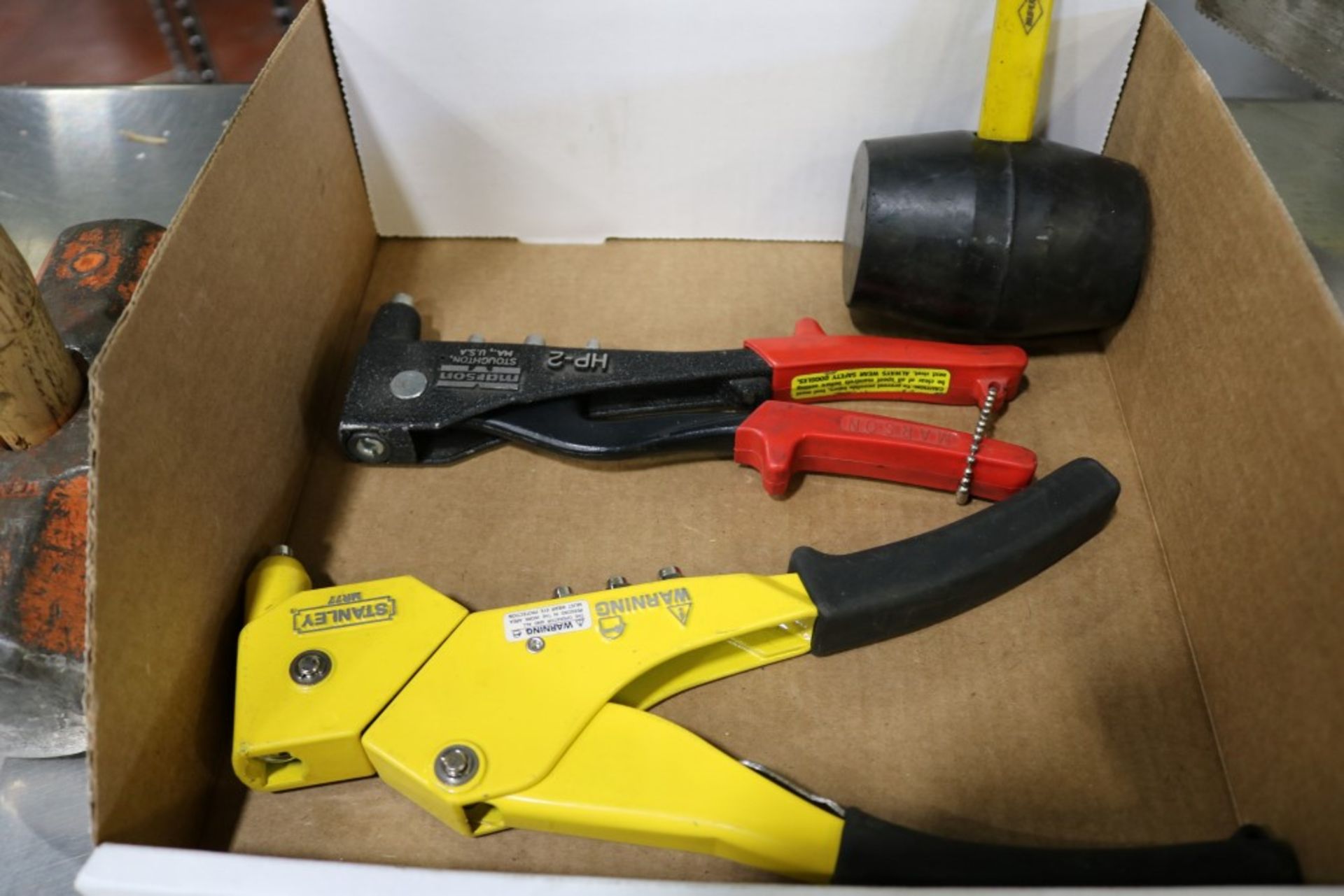 (1) 10 lb. Sledge Hammer / (1) Handsaw w/ Miter Box / (1) Rubber Mallet / (1) 1 Gallon Paint Mixer / - Image 3 of 9