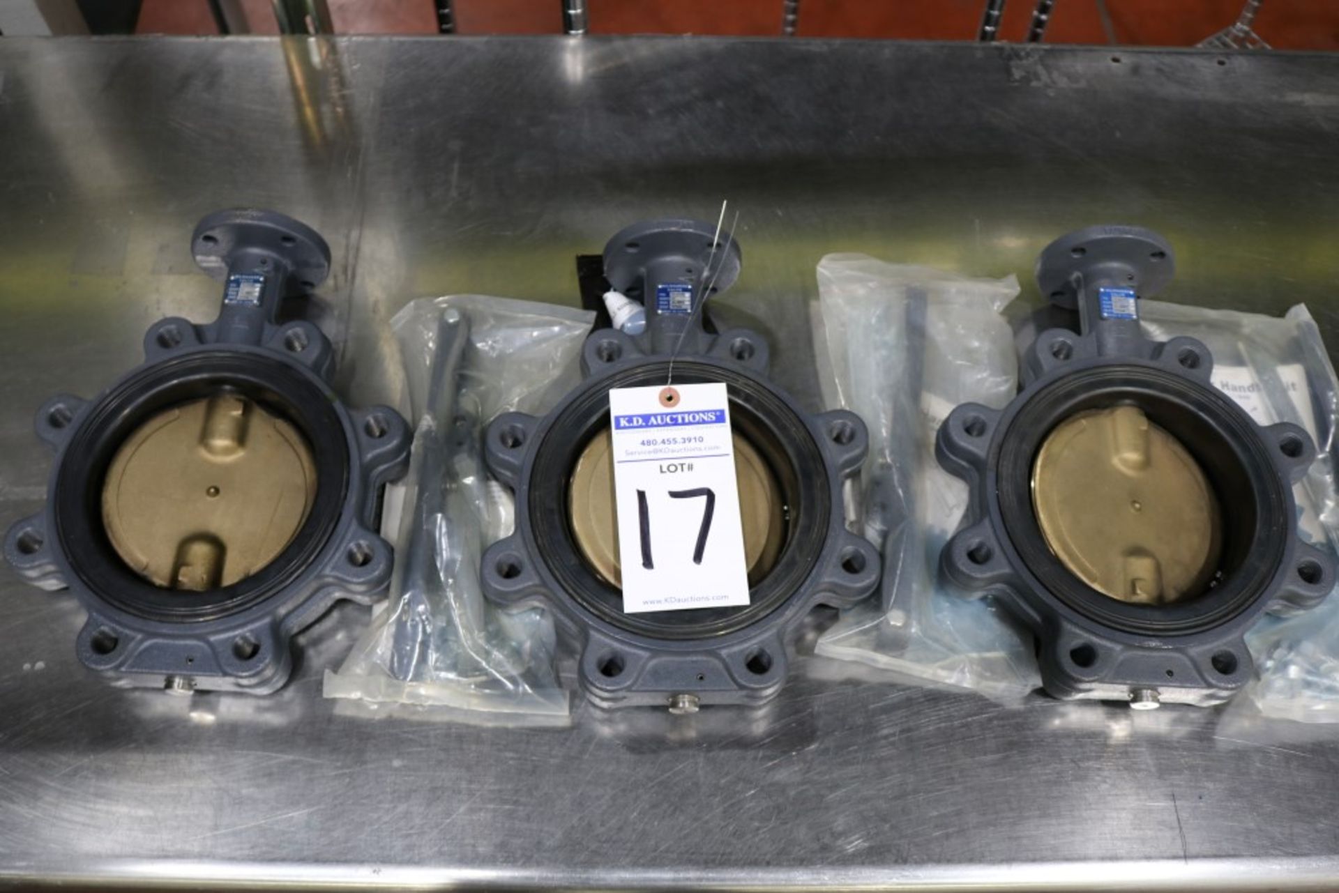 (3) 6" New Milwaukee Butterfly Valves - Image 8 of 8