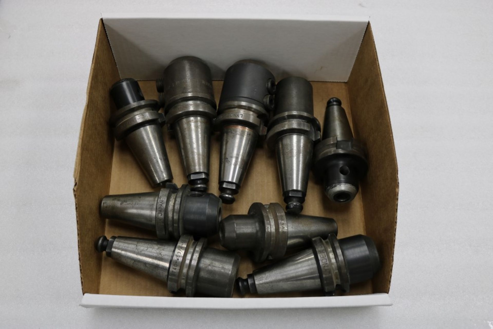 (9) BT40 Toolholders with Fadal Pull Studs, Boring Bar Holders, Lyndex, Nikken and Others - Image 3 of 4