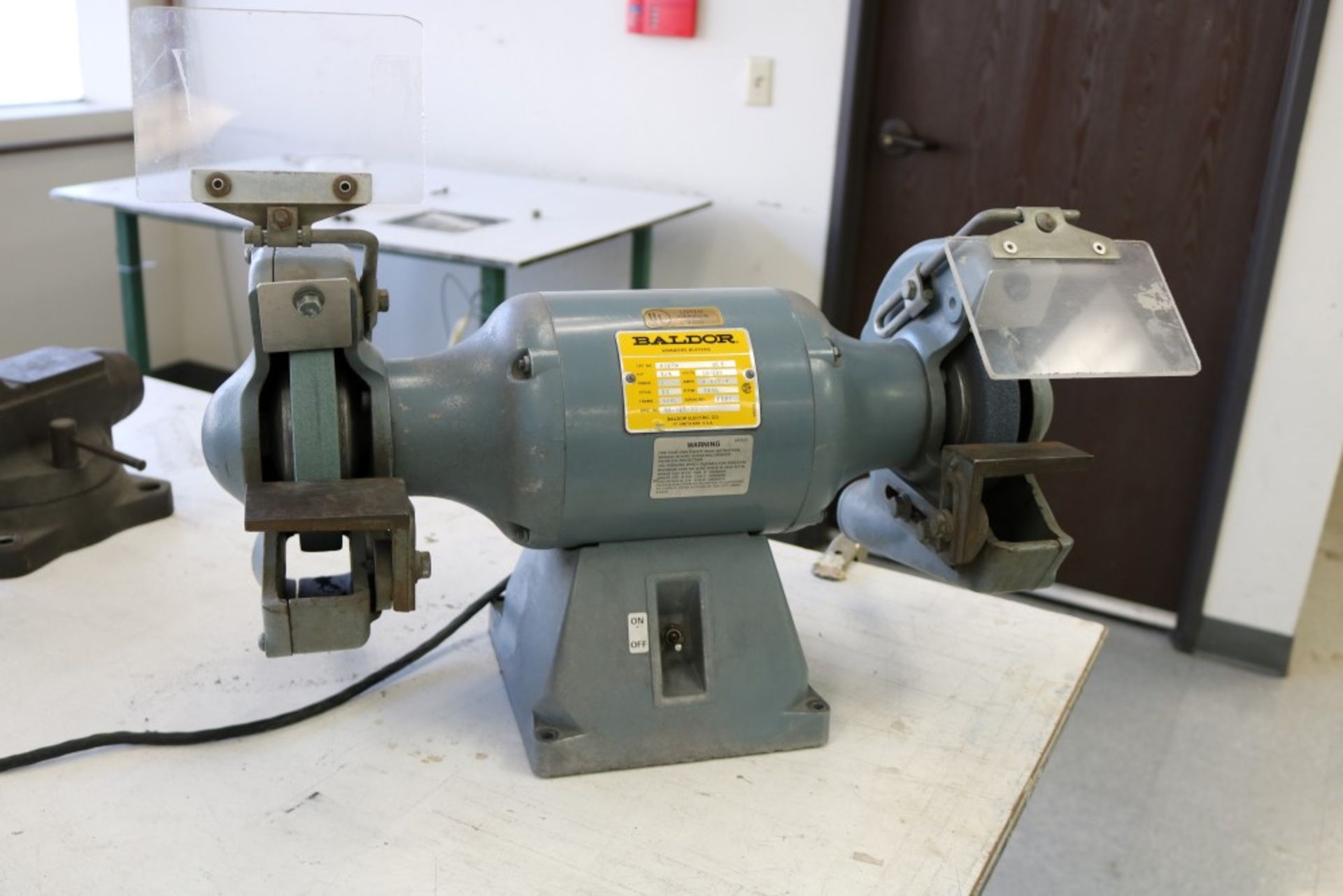 Baldor Grinder/Buffer 3/4 HP, 3600 RPM, with Grinding Wheels Attached