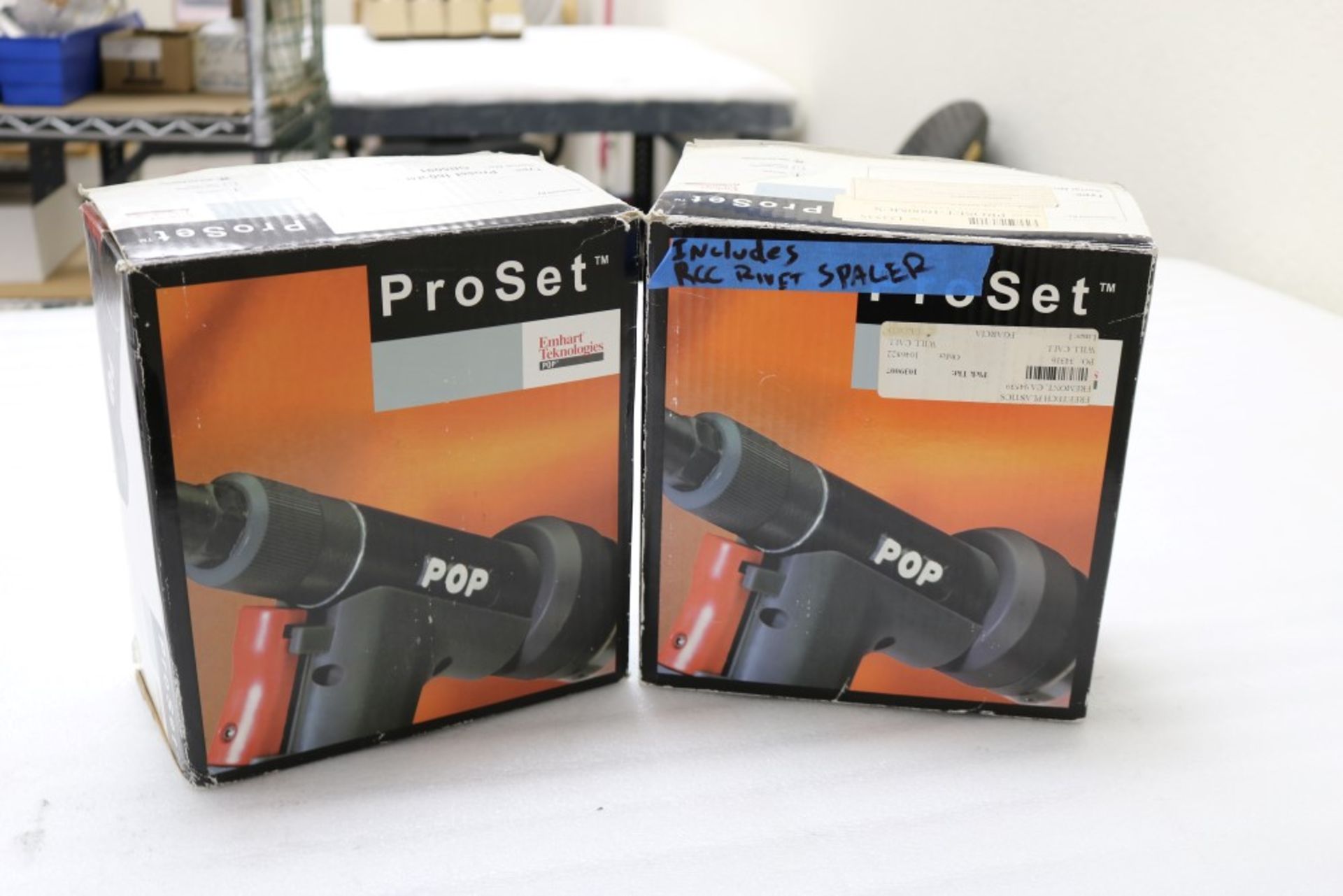 (2) Proset Pop Pneumatic Riveter Model 1600MCS