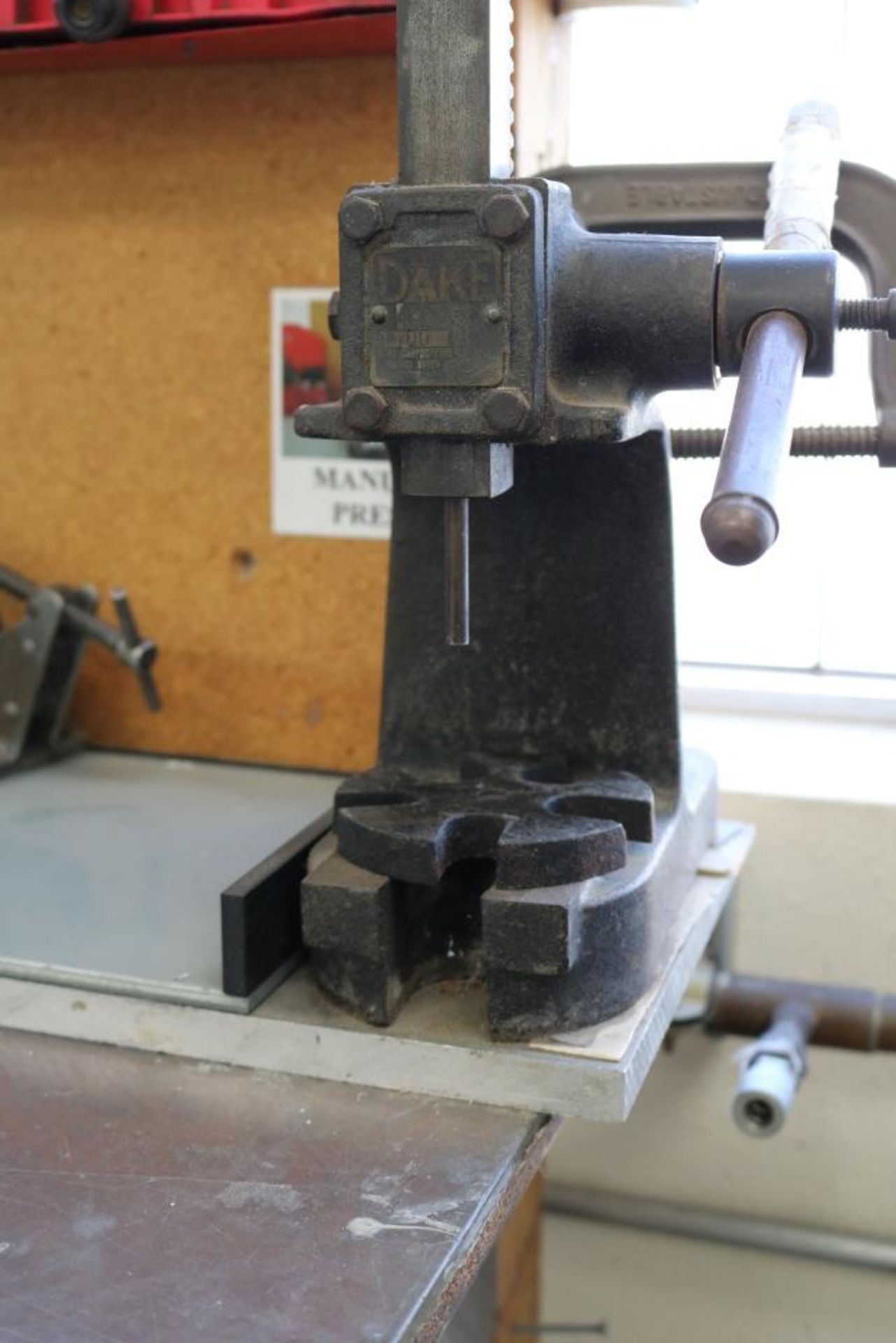 (3) Clamping Sets and Dake C Frame Manual Press Model 001 - Image 8 of 9