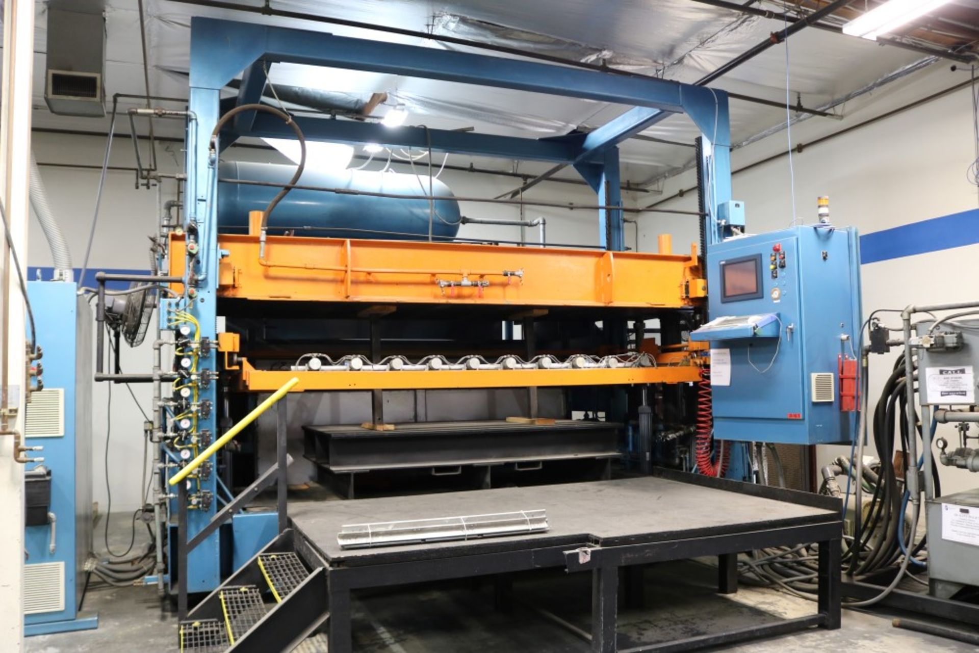 2001 Modern PSS Rebuild, Single Station, Twin Sheet, 110 PSI, 60 x 120 Max Forming Area, Top and - Image 2 of 28