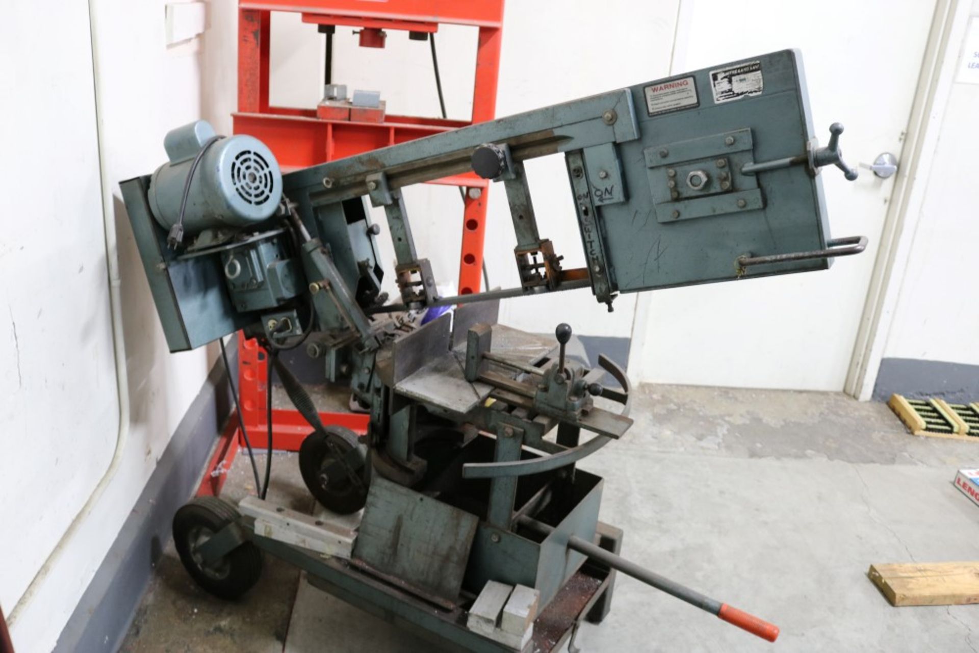 Ellis Horizontal Miter Bandsaw, Model 1500 with Blades, 9'6" x 3/4" x 0.032 - Image 6 of 11