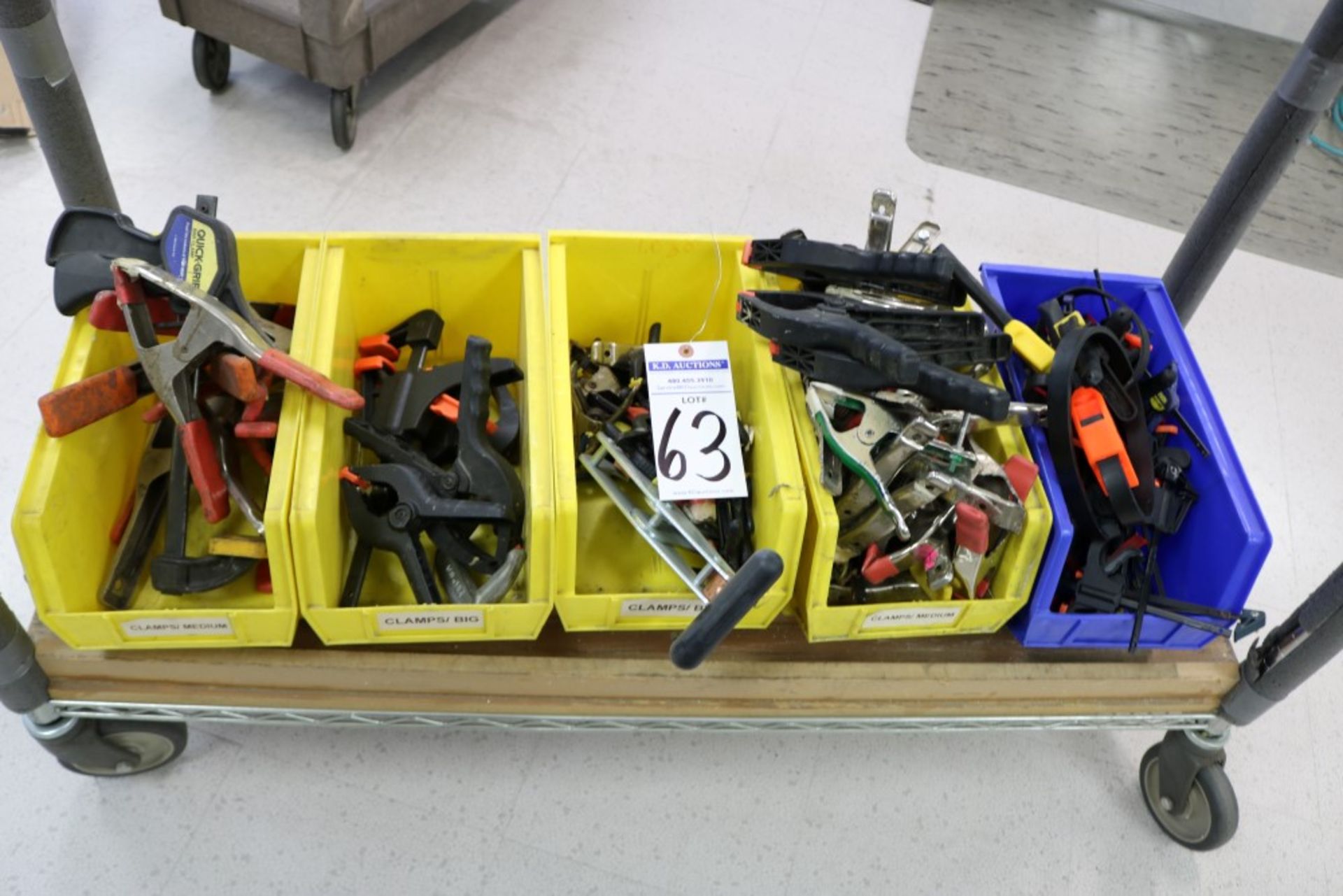 Large Lot of Various Size and Style Clamps - Image 5 of 6