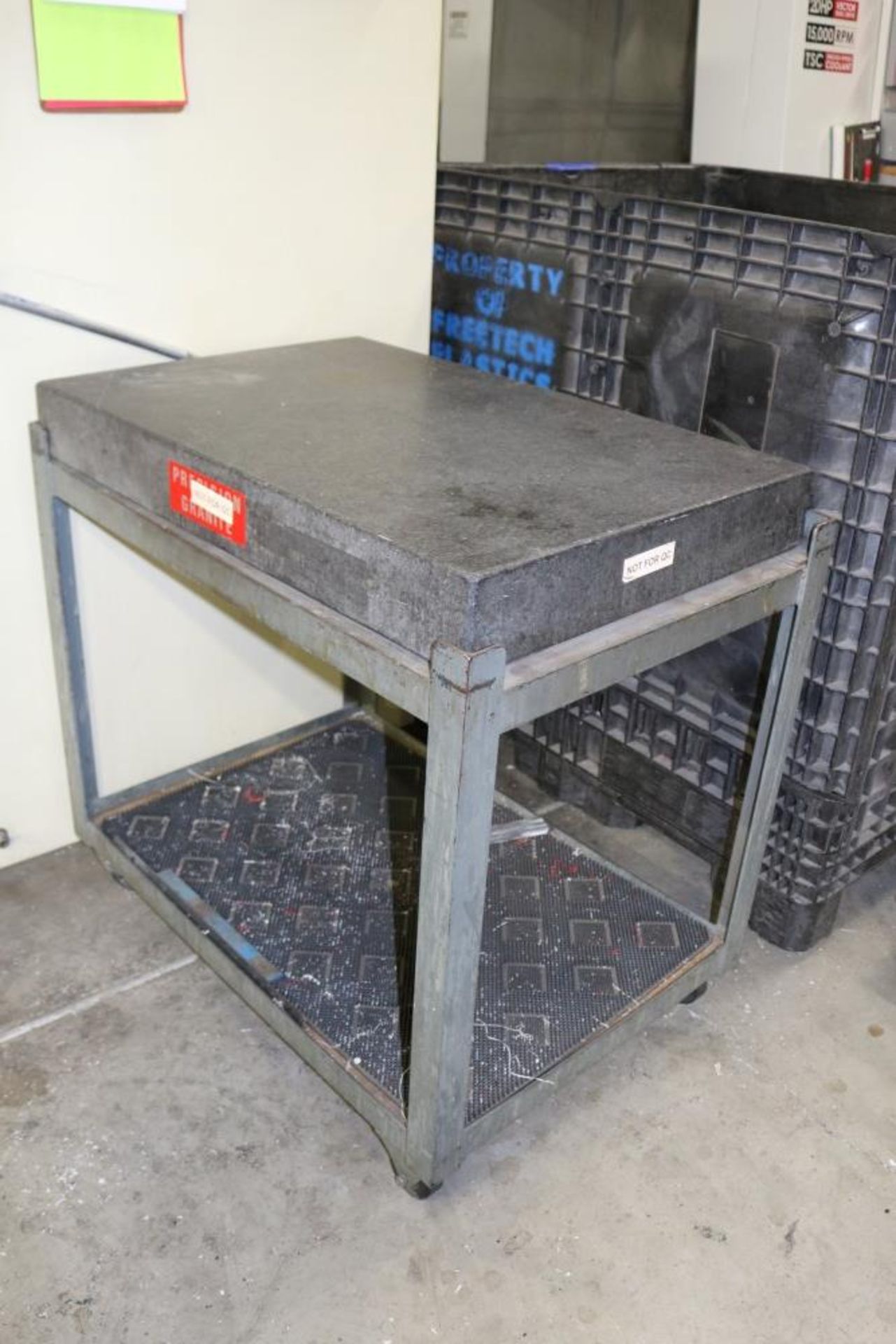 Precision Granite Inspection Table on Metal Stand, 2' x 3' x 4" - Image 2 of 6