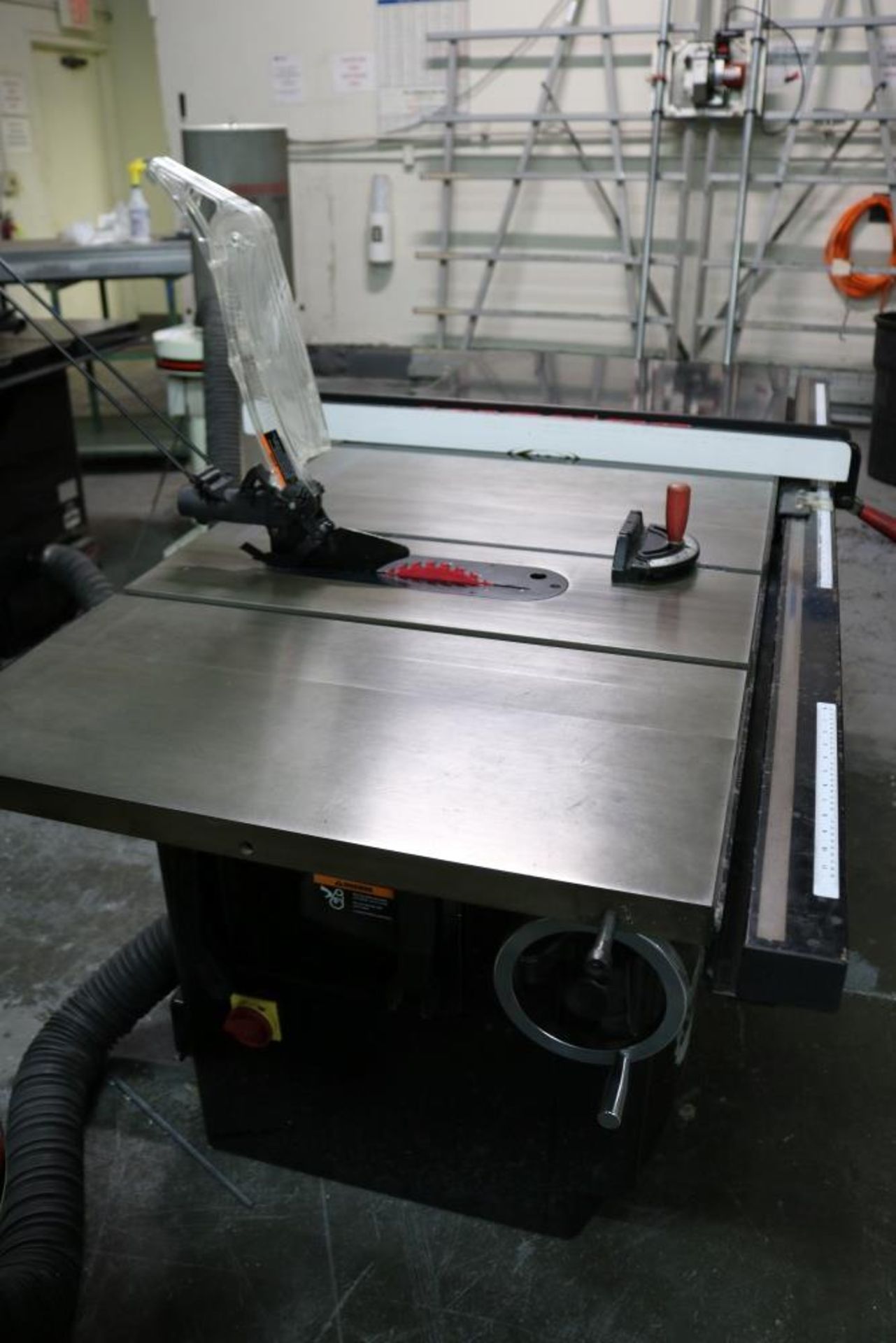 SawStop 10" Industrial Cabinet Saw, 5HP, Model ICS51230, 34" x 7' x 35", With Jet Dust Collector - Image 6 of 17