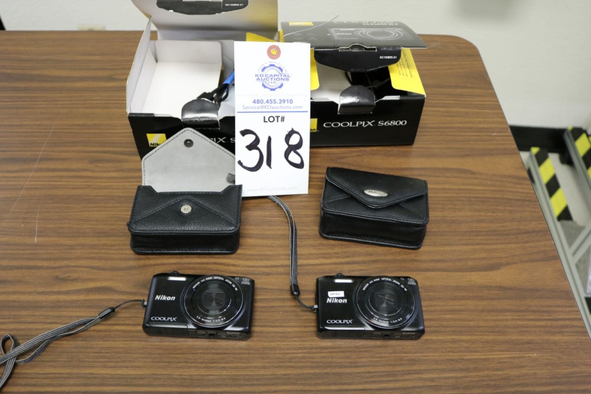 (2) Nikon Coolpix S6800, With Faux Leather Cases, Chargers Included. In Original Boxes - Image 6 of 6