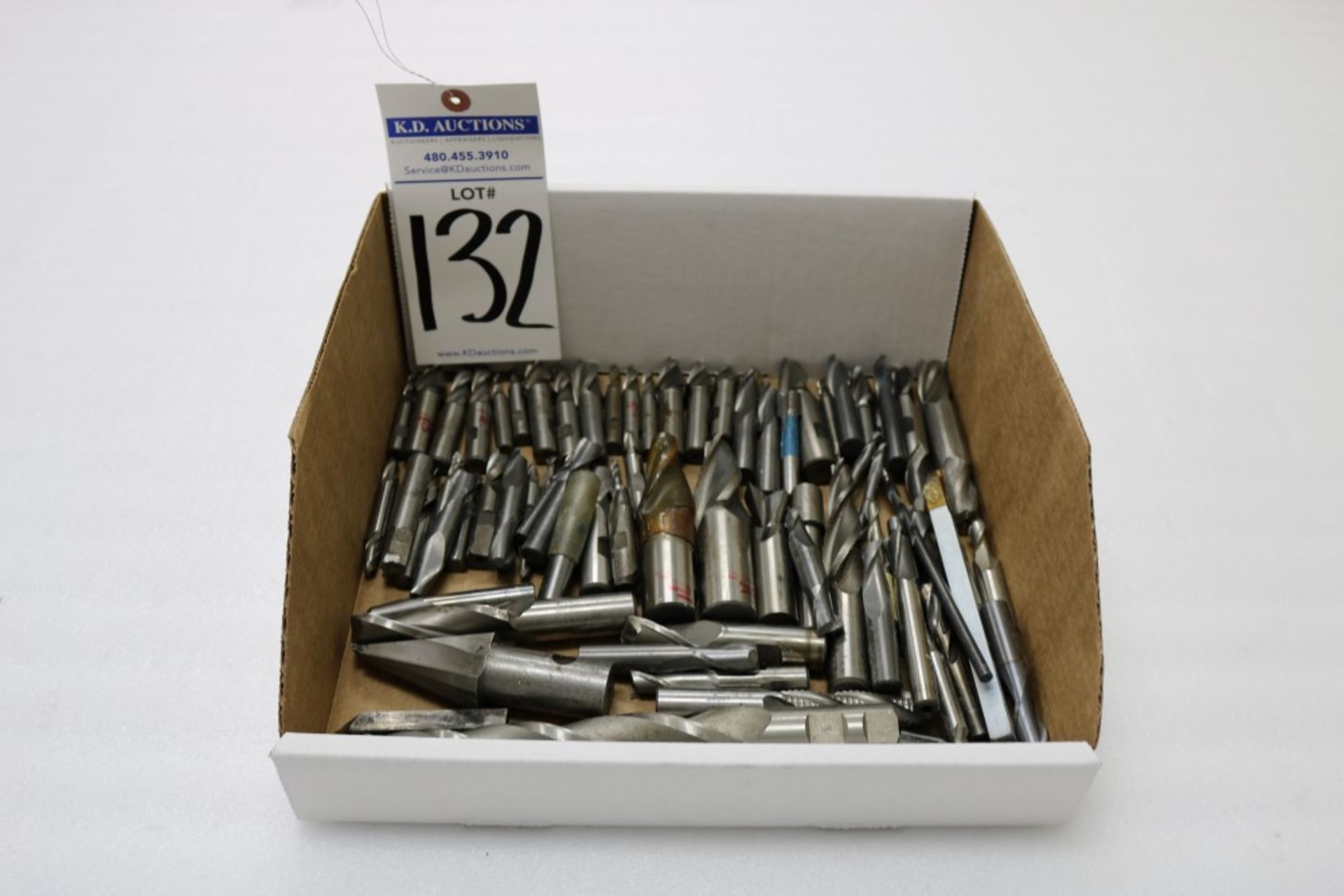 Box of Used End Mill Drills and Others Cut Mostly Plastic - Image 3 of 3