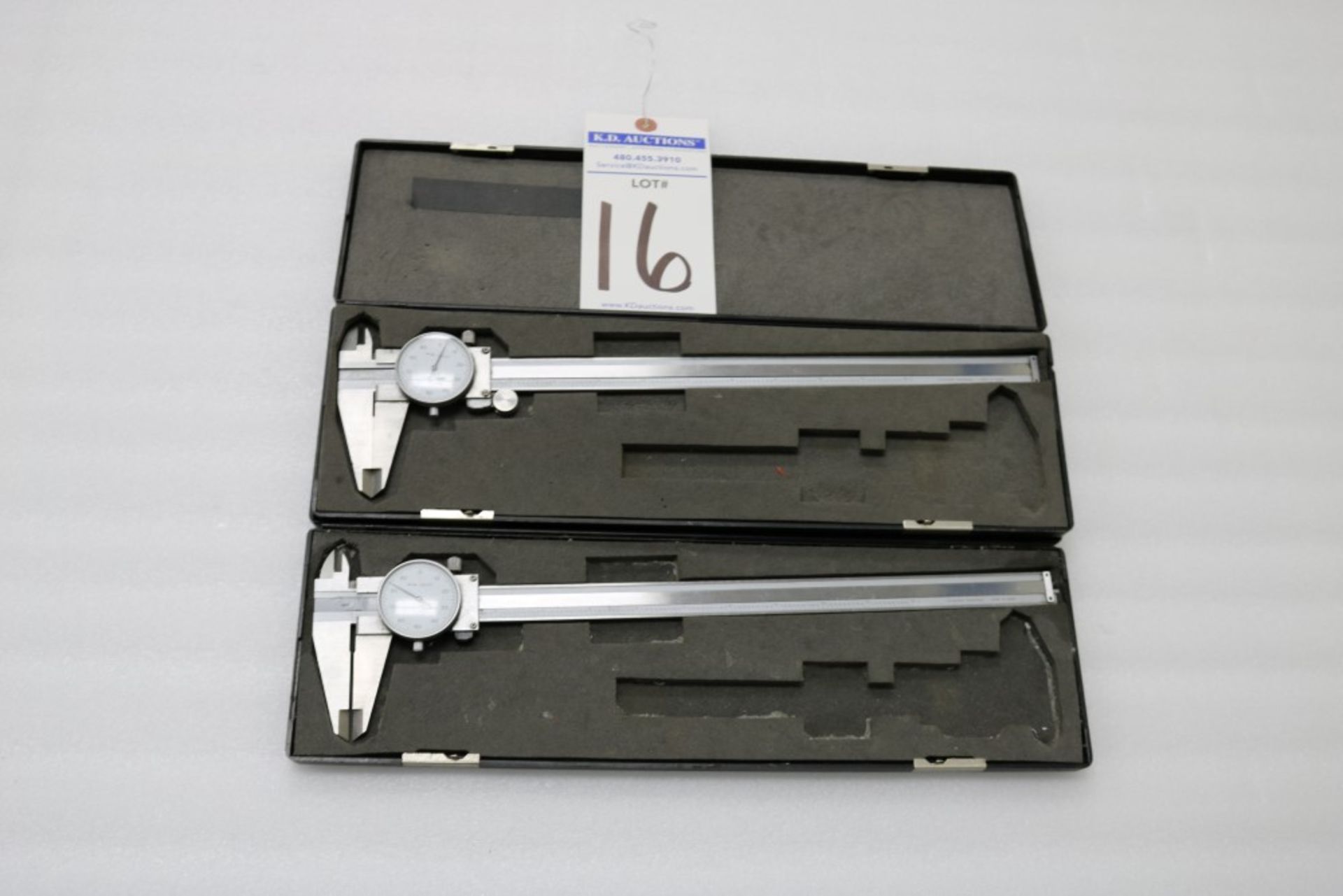(2) Aerospace ID/OD 0.001 - 12" Dial Calipers ISC - Image 6 of 6
