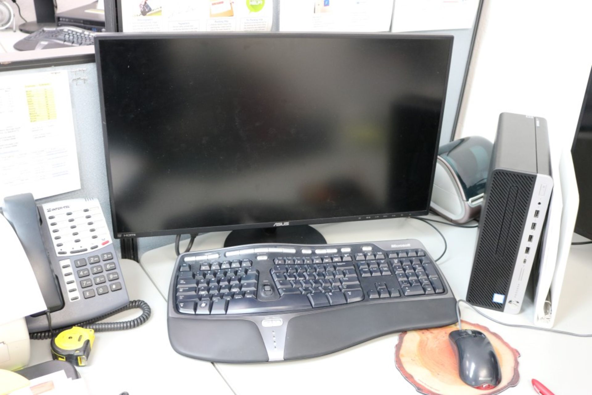(2) Asus 28" Monitors with Keyboard and Mouse - Image 2 of 4