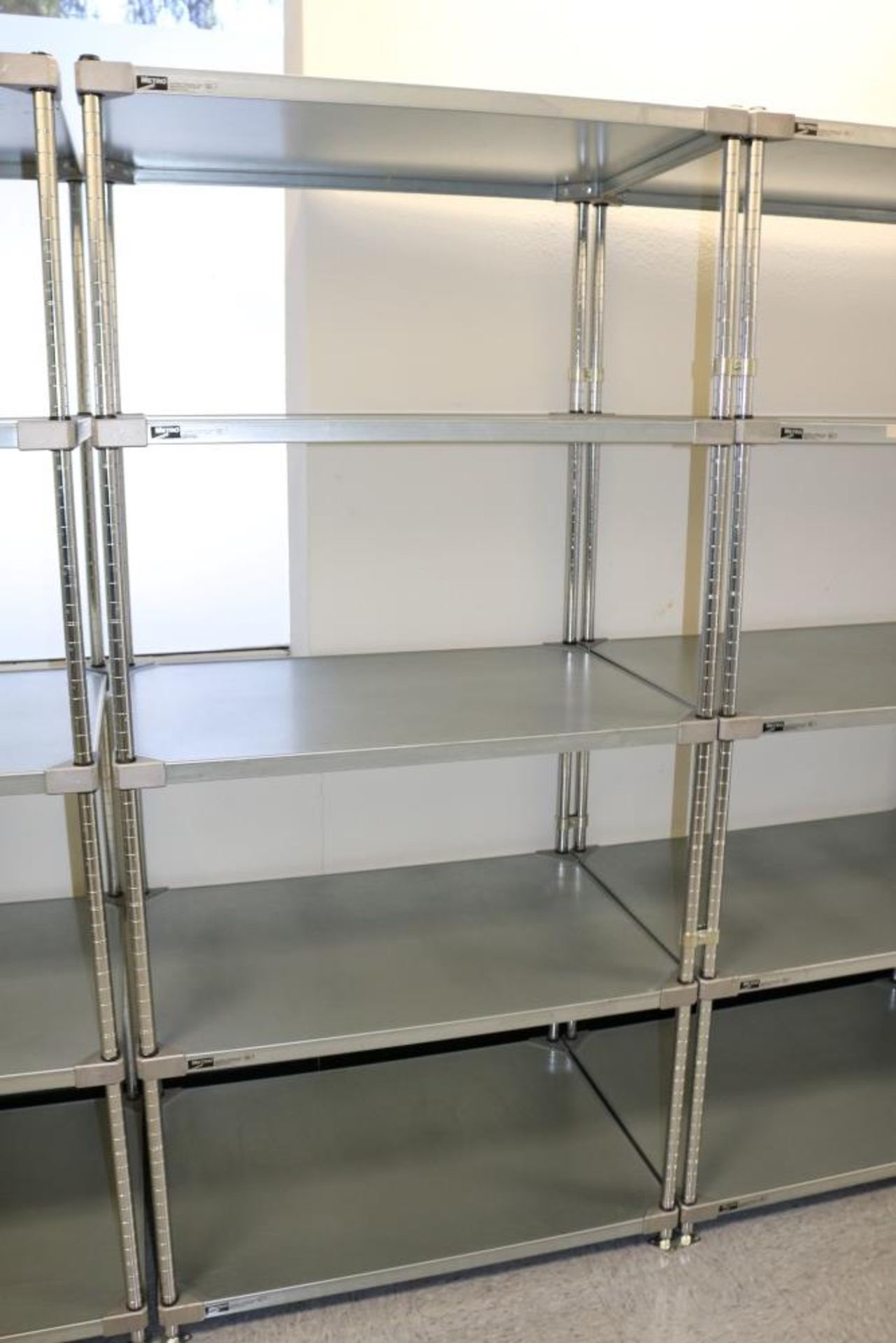 (3) 24" x 36" x 75" Metro 5 Tier, Heavy Duty Metal Racks (Made in the USA) - Image 2 of 8