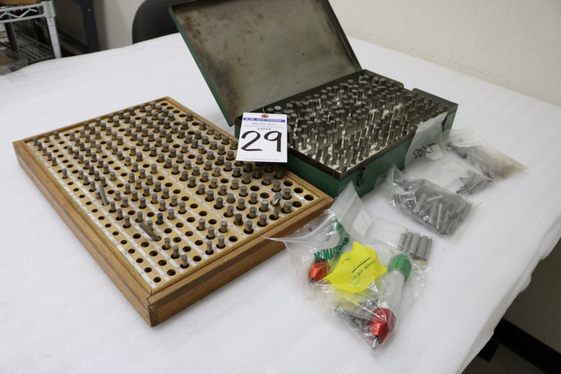 (2) Boxes of Various Size Pin Gages and Meyer Pin Gage Holders - Image 8 of 8