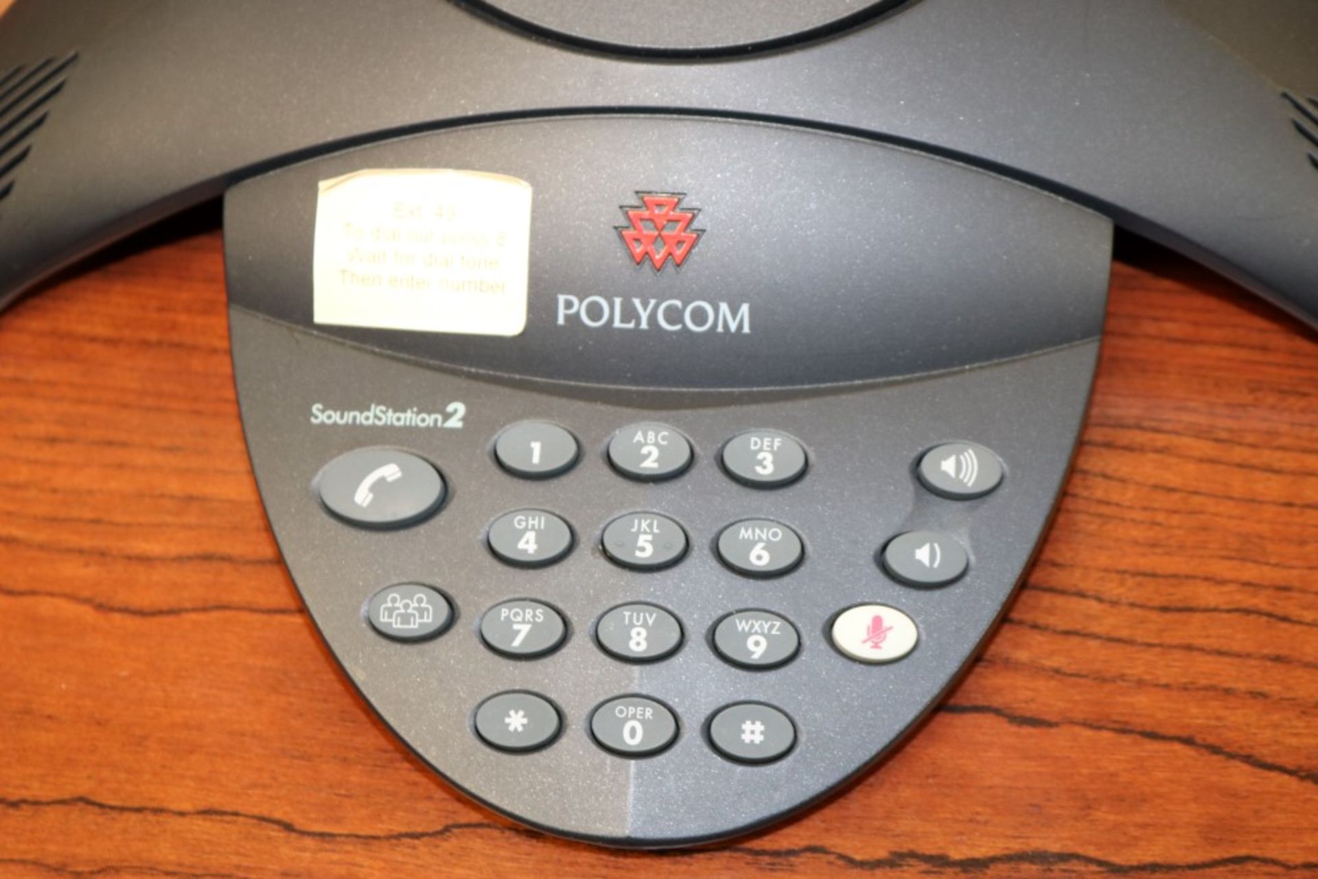 Polycom Soundstation 2, 2008 Vintage, Conference Speaker Phone - Image 2 of 5