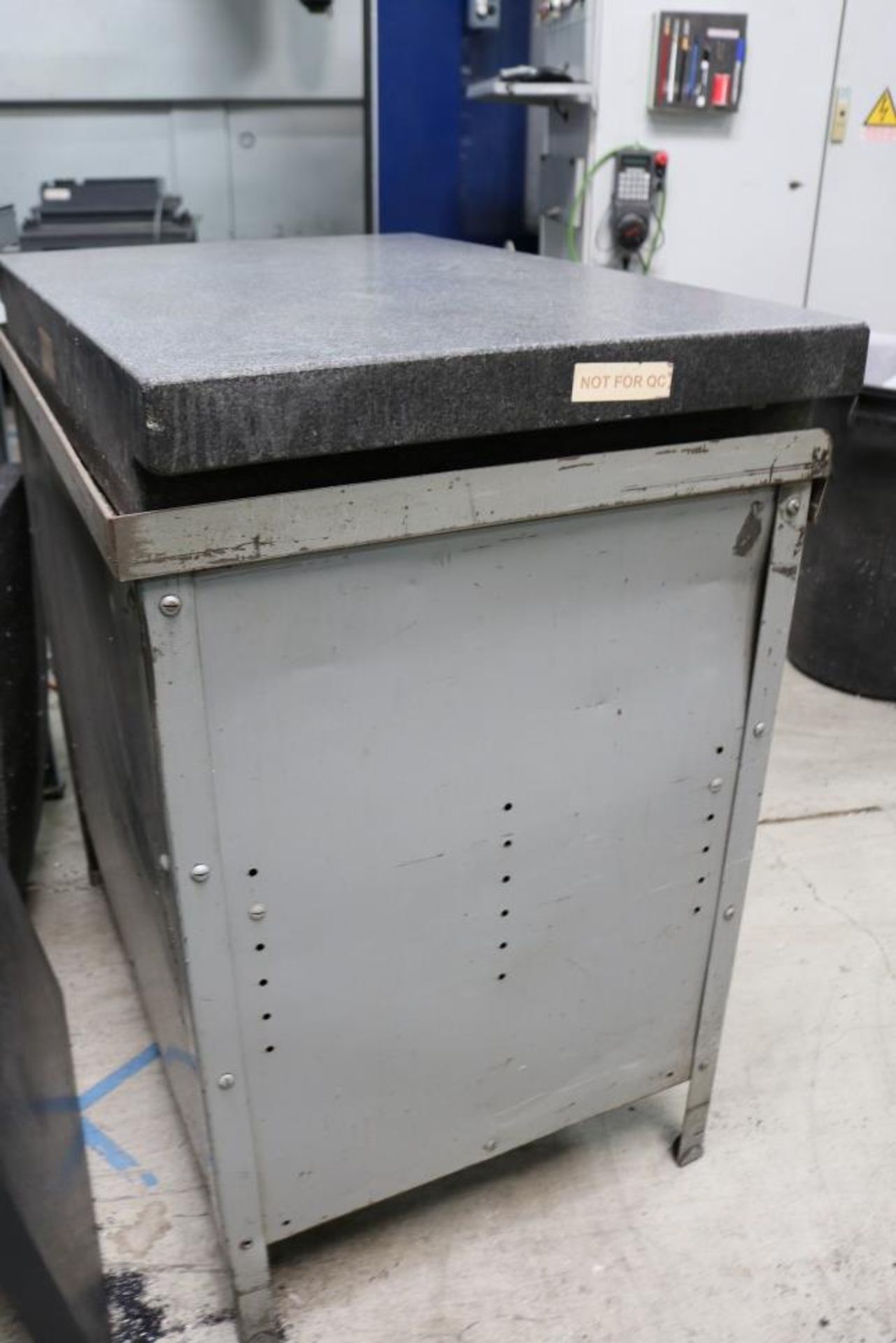 Black Granite Inspection Table with Cabinet, 2' x 3' x 5" - Image 3 of 5