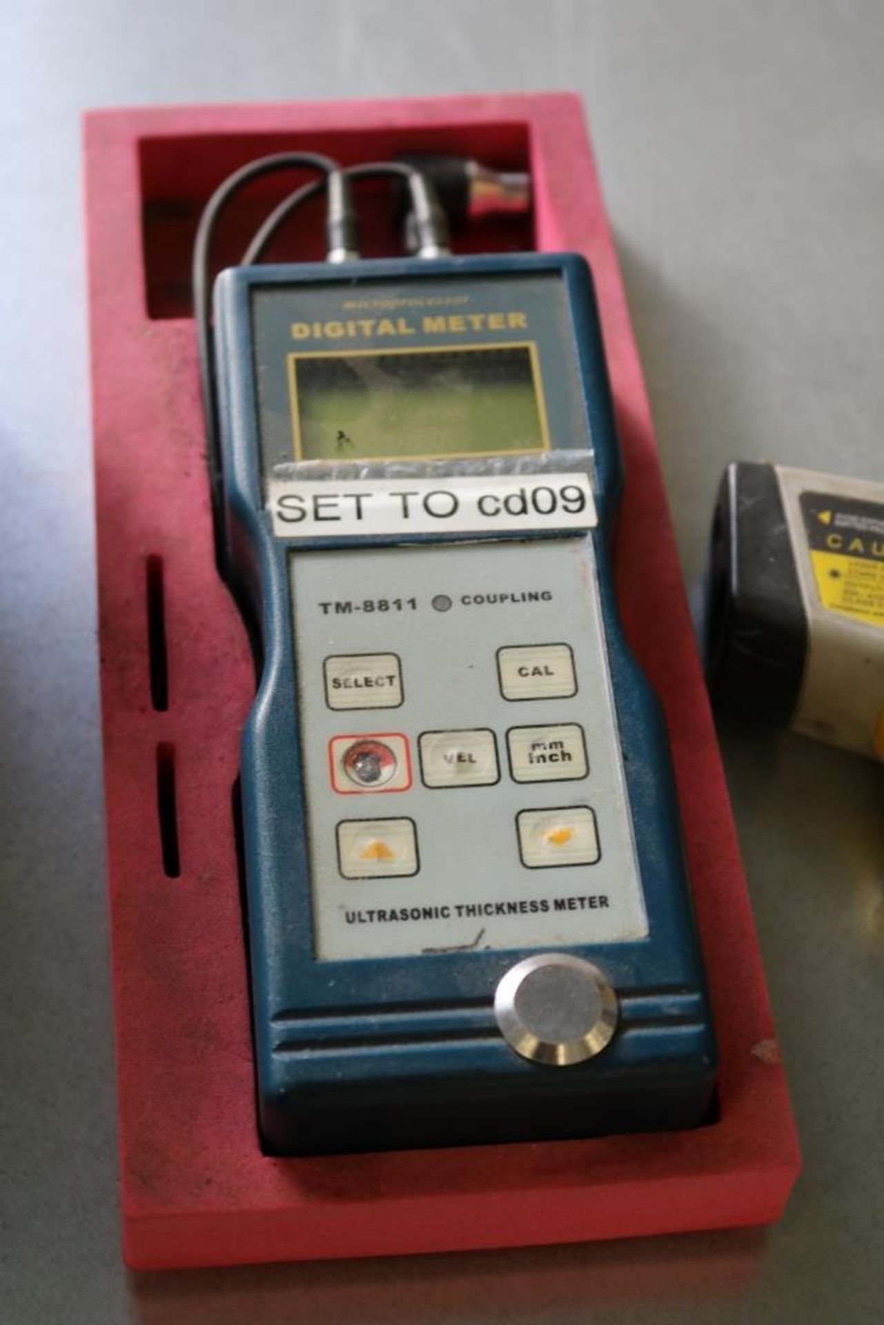 (2) Microprocessor Digital Meters, Ultrasonic Thickness Tester, General Infrared Heat Gun Model - Image 2 of 2