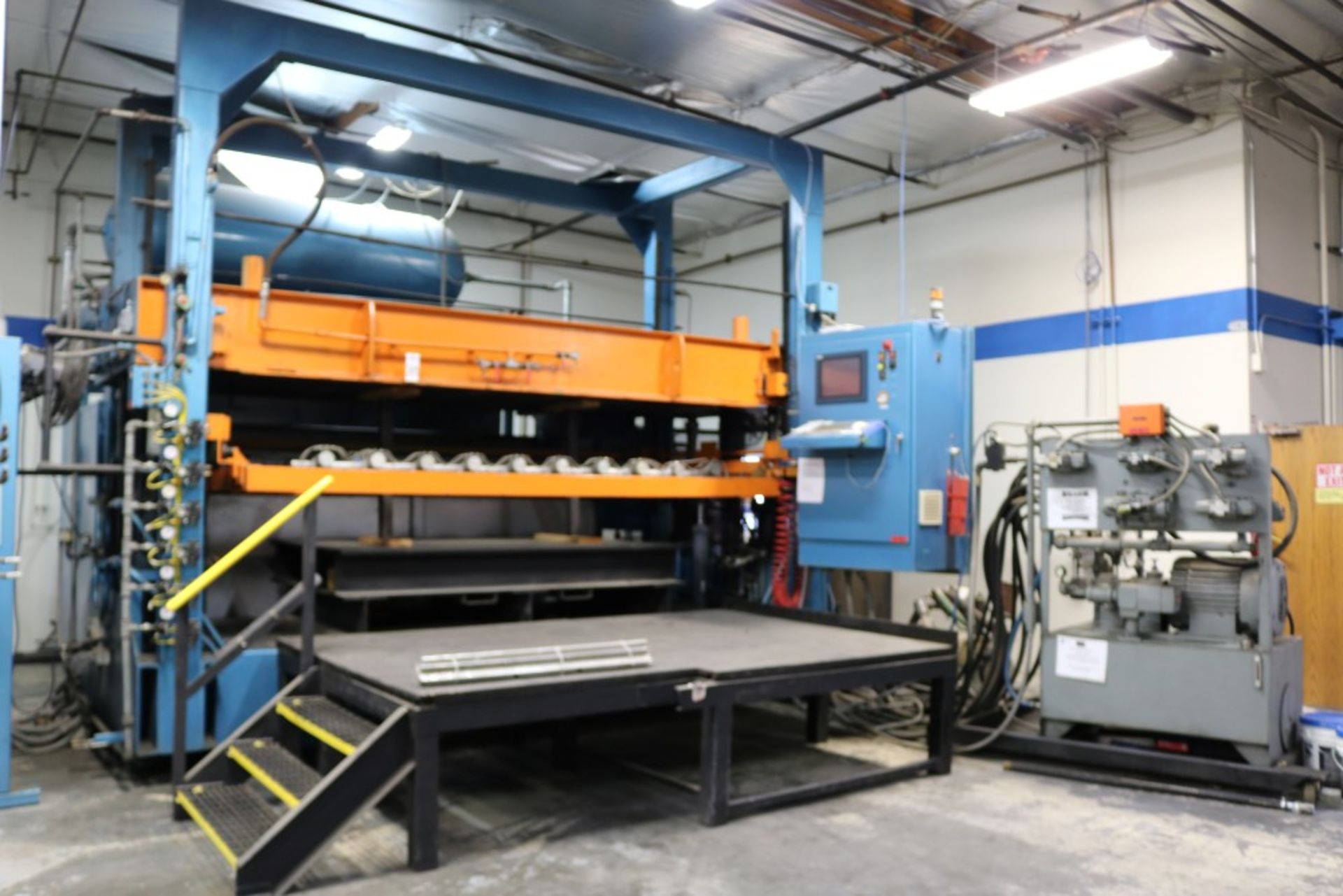2001 Modern PSS Rebuild, Single Station, Twin Sheet, 110 PSI, 60 x 120 Max Forming Area, Top and - Image 28 of 28
