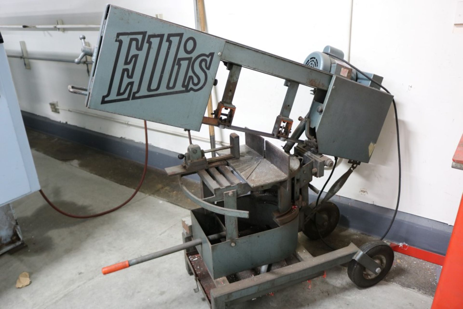 Ellis Horizontal Miter Bandsaw, Model 1500 with Blades, 9'6" x 3/4" x 0.032 - Image 4 of 11