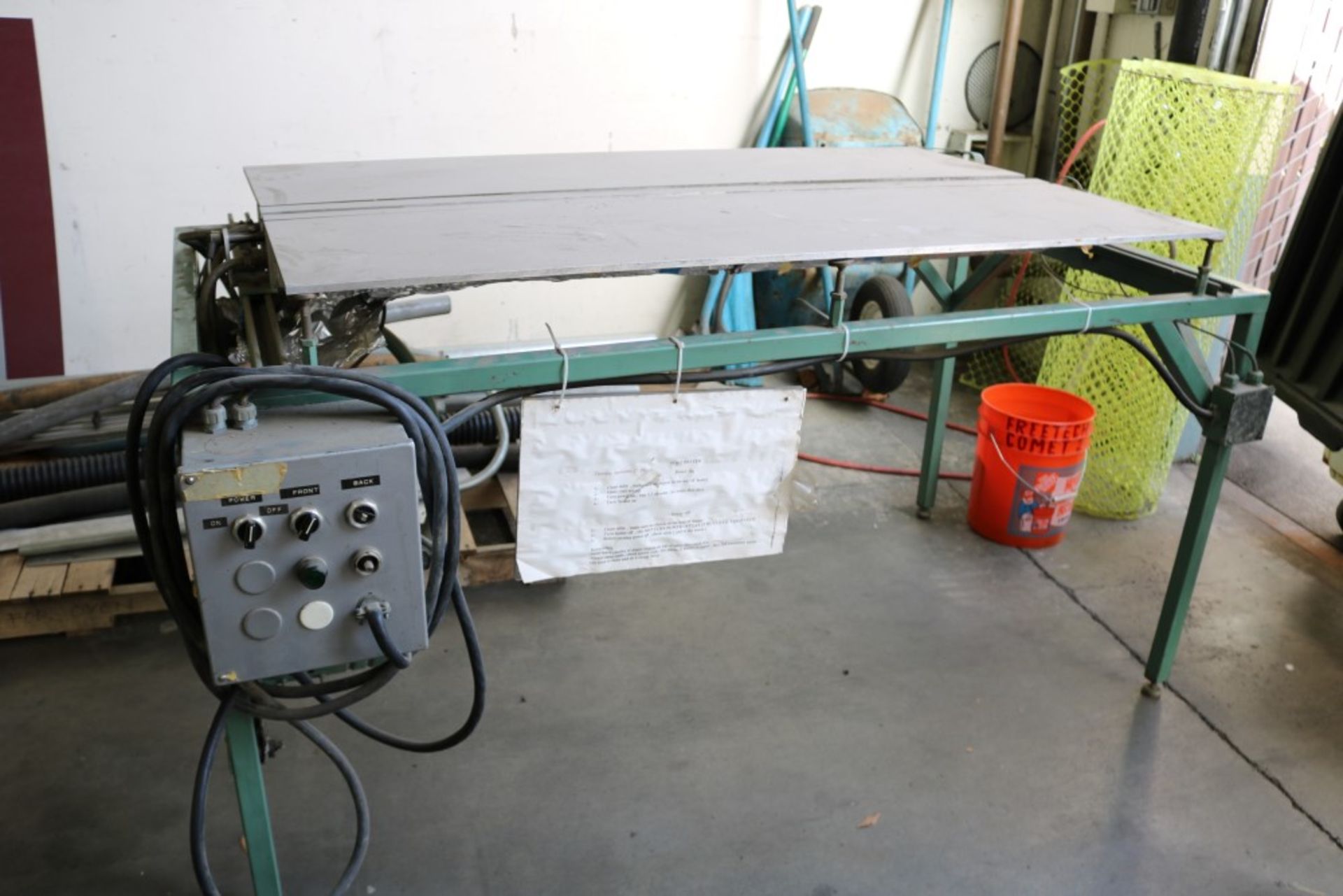 Strip Heater Table, 5' x 3' - Image 5 of 6