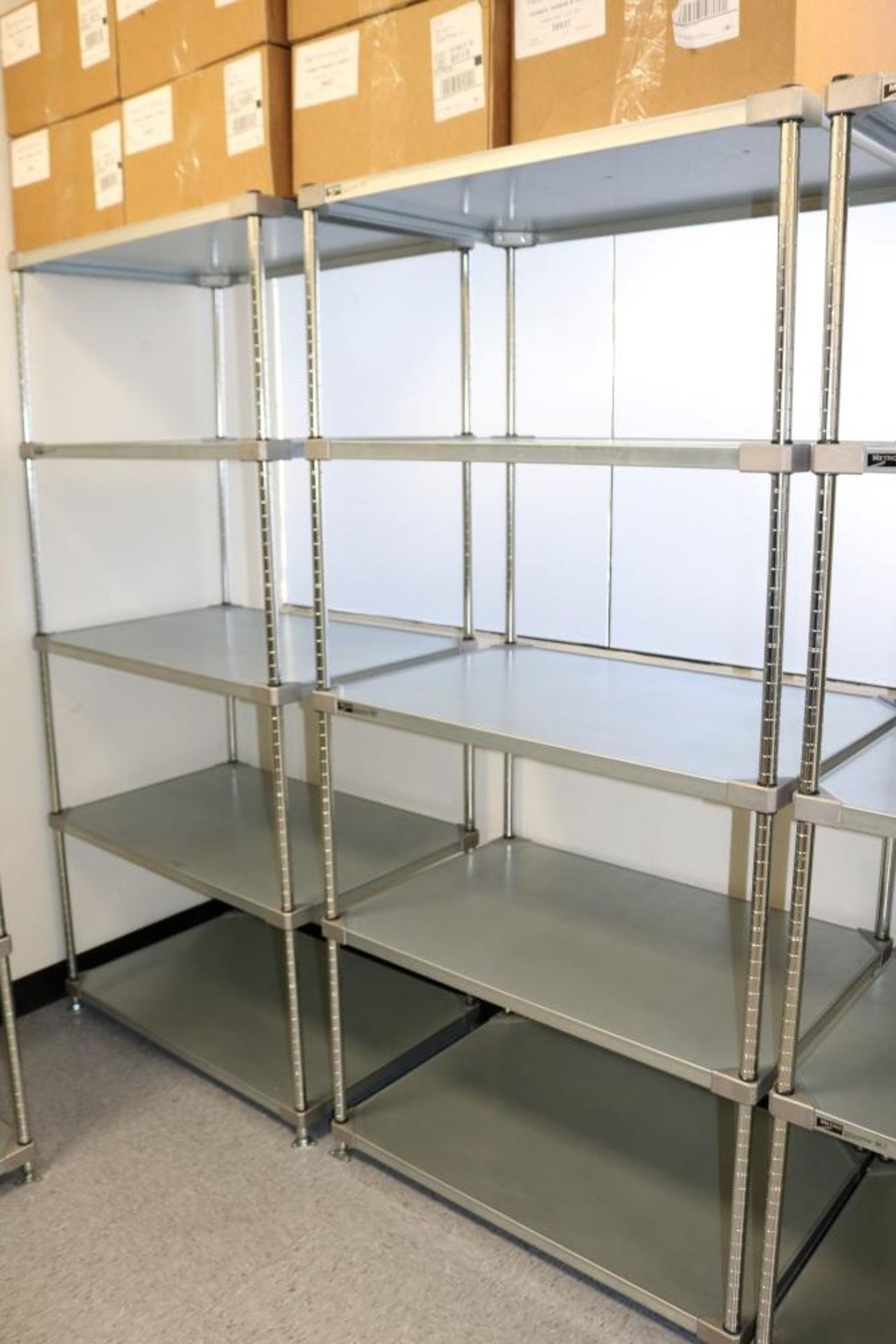 (2) 24" x 36" x 75" Metro 5 Tier, Heavy Duty Metal Racks (Made in the USA) - Image 3 of 5