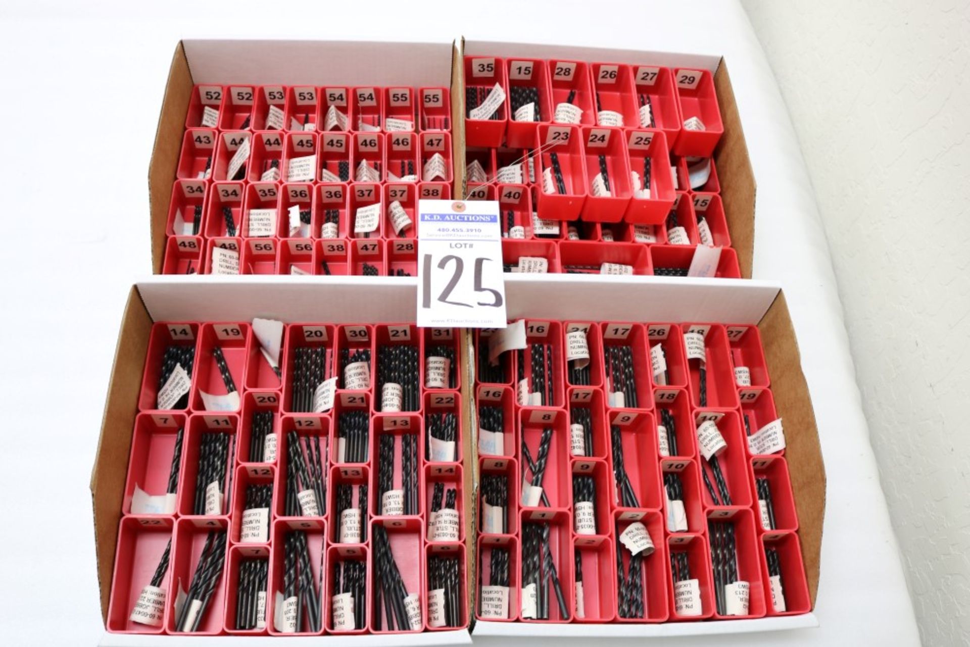 (4) Boxes of Various New Number Drills - Image 6 of 6