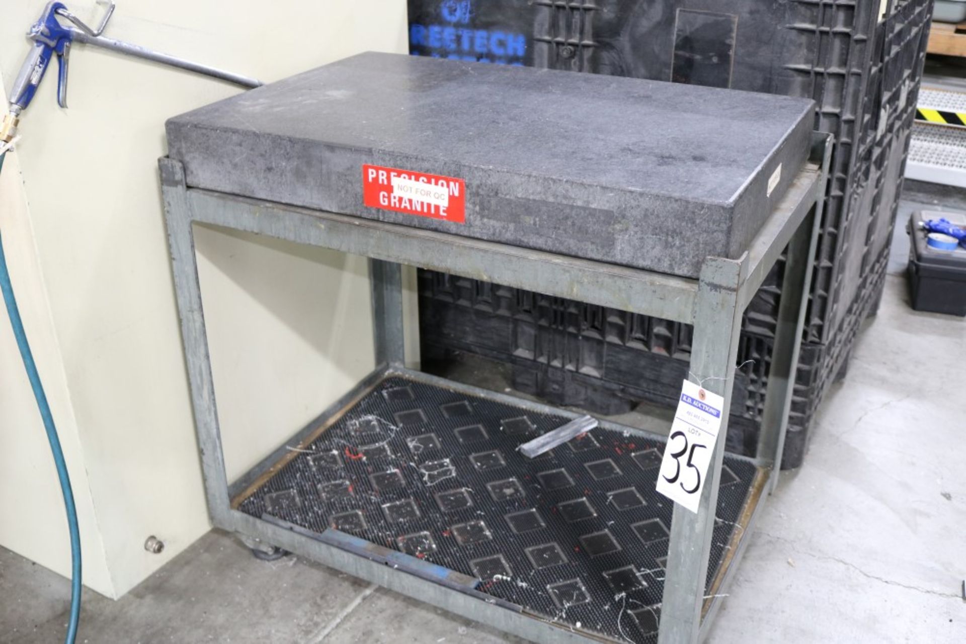 Precision Granite Inspection Table on Metal Stand, 2' x 3' x 4" - Image 6 of 6