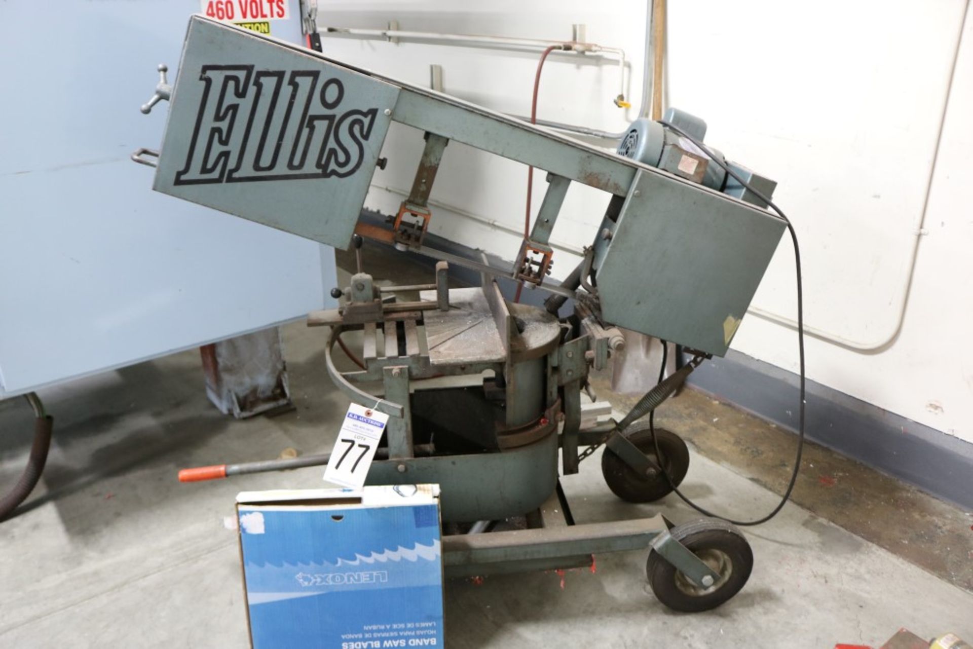 Ellis Horizontal Miter Bandsaw, Model 1500 with Blades, 9'6" x 3/4" x 0.032 - Image 11 of 11