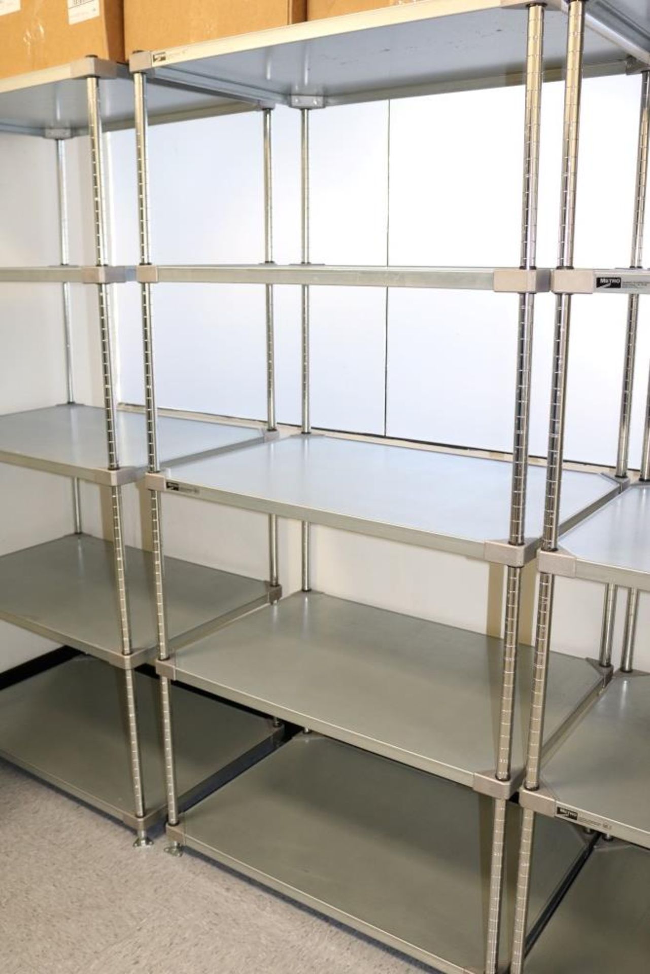 (2) 24" x 36" x 75" Metro 5 Tier, Heavy Duty Metal Racks (Made in the USA) - Image 4 of 5