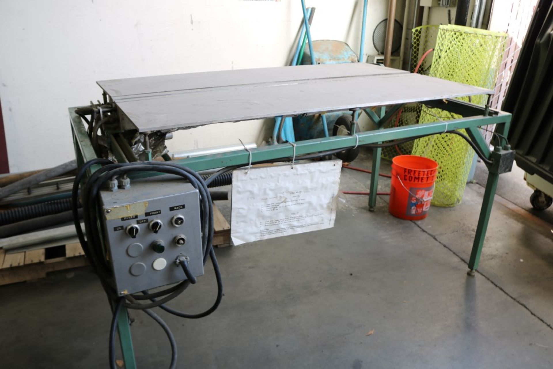 Strip Heater Table, 5' x 3'