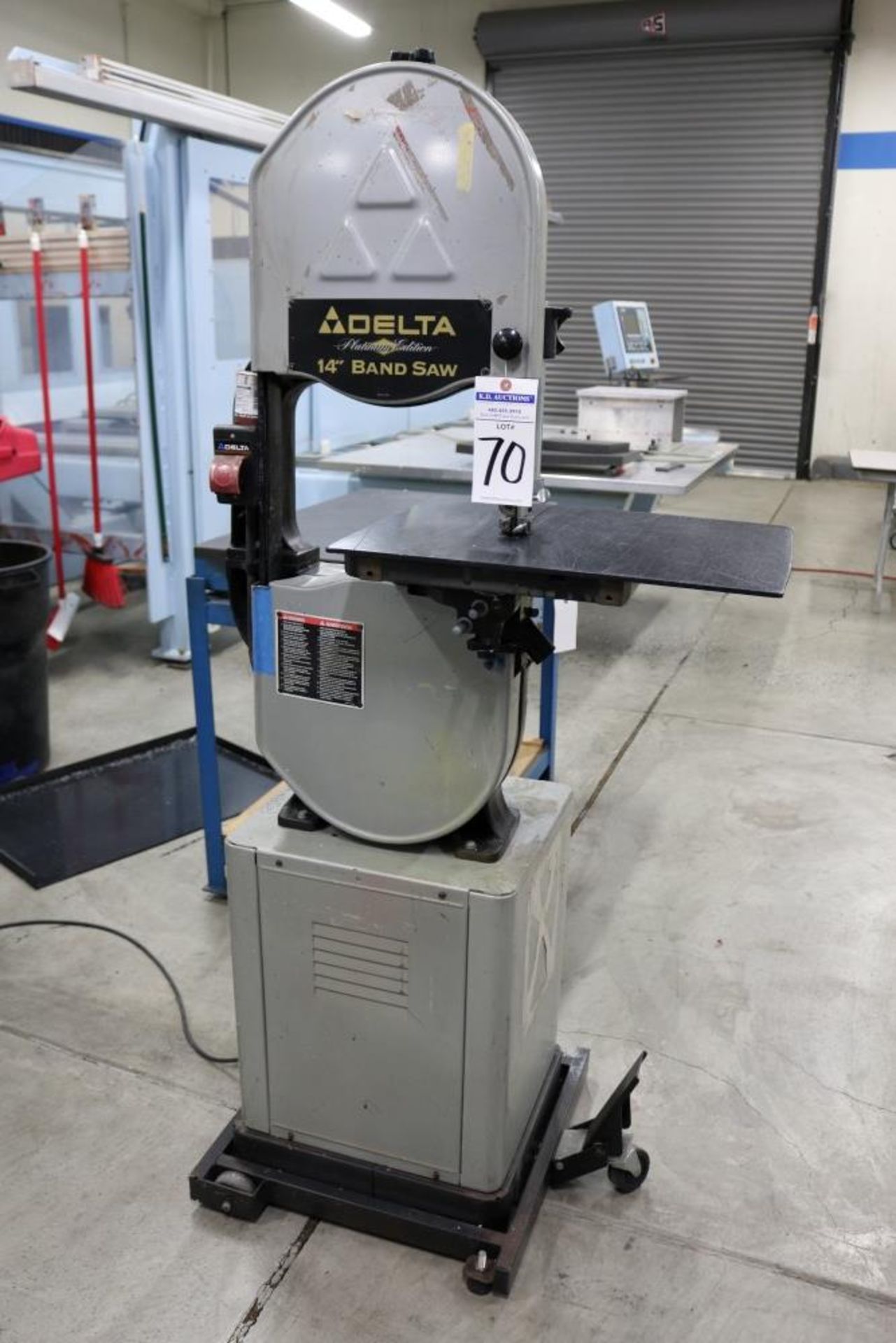 Delta 14" Vertical Band Saw, Cat No 28-254 - Image 8 of 8