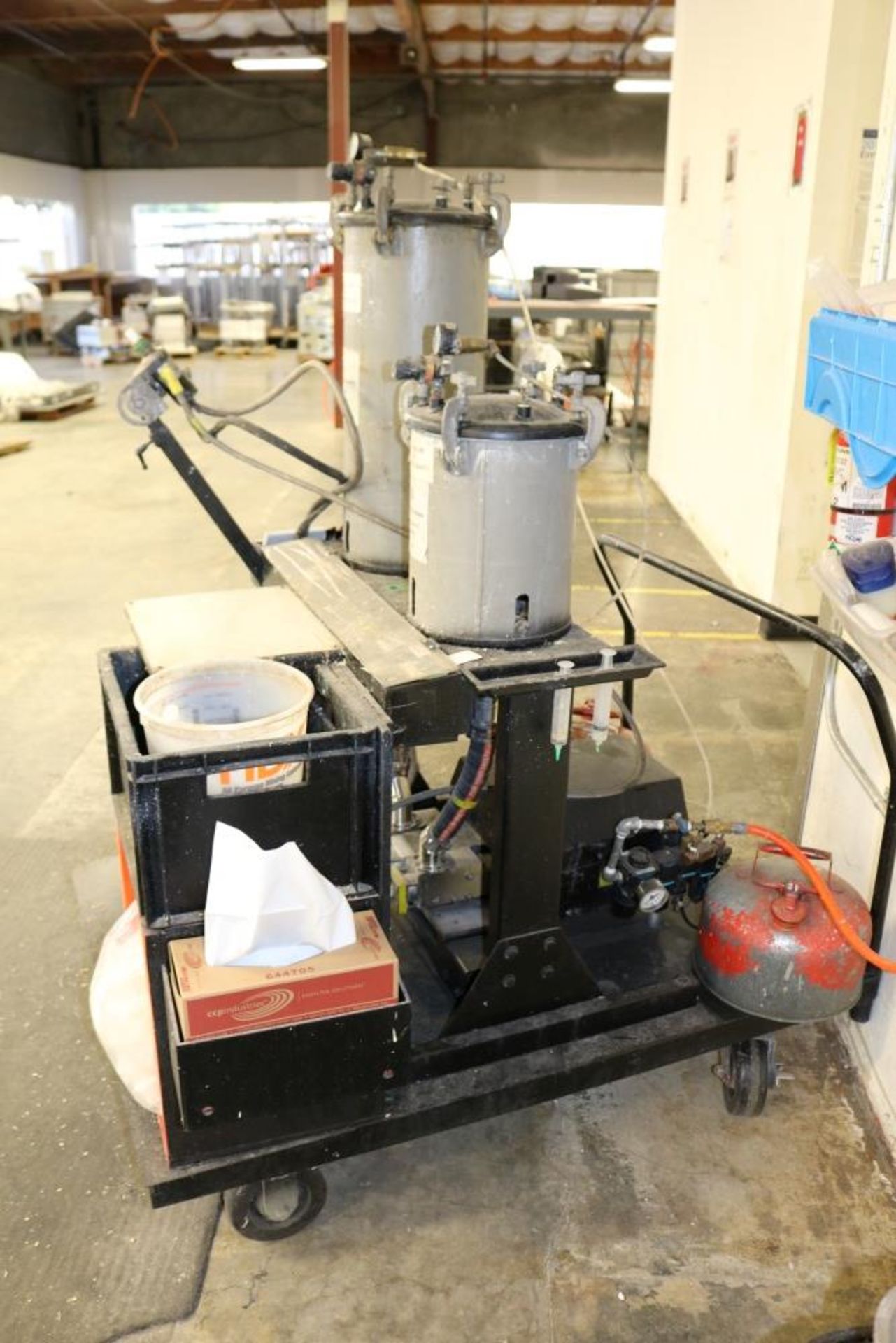 Versalot Mixing Machine with Liquid Control Pump and Epoxy Mixing Tubes - Image 9 of 14