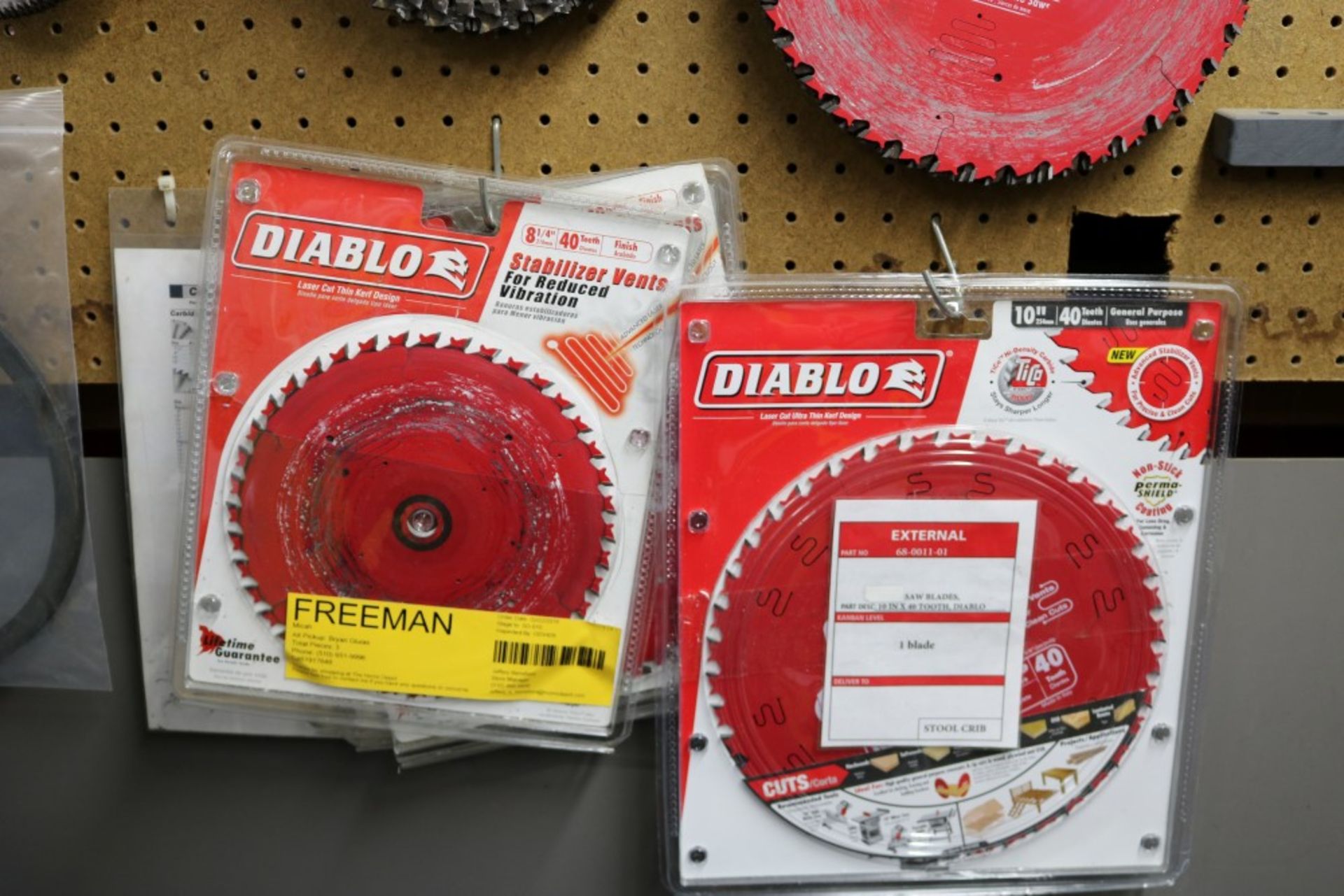 Wall of Various Size Saw Blades, 7 1/4", 8", 8 1/4", 10" - Image 4 of 5