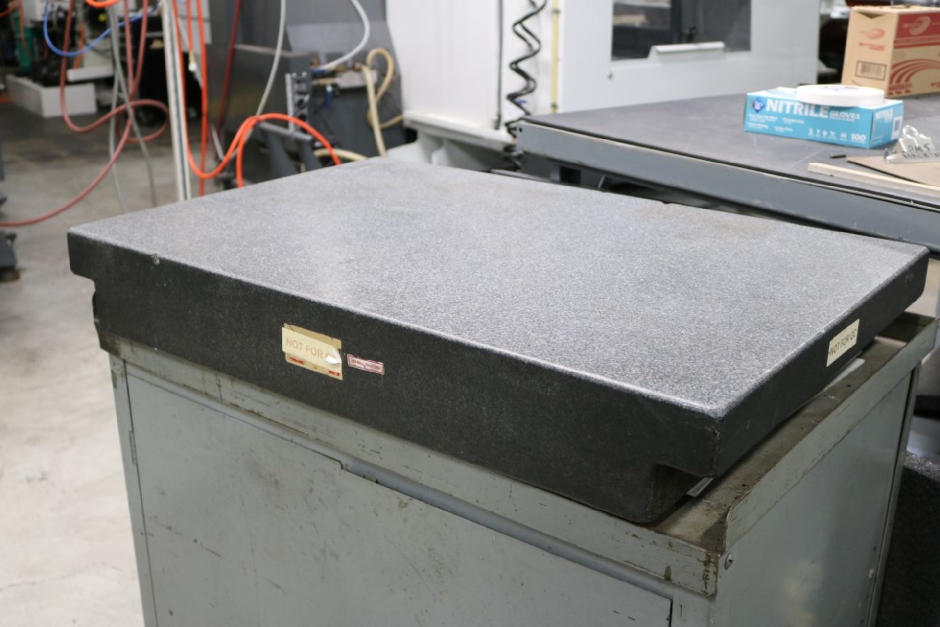 Black Granite Inspection Table with Cabinet, 2' x 3' x 5" - Image 2 of 5