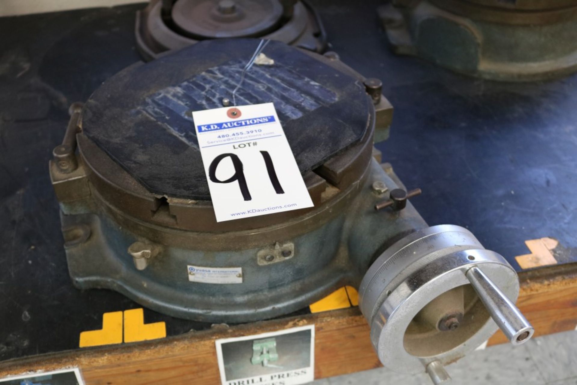 Yuasa Manual Indexing Rotary Table, 12" Face Plate - Image 4 of 4