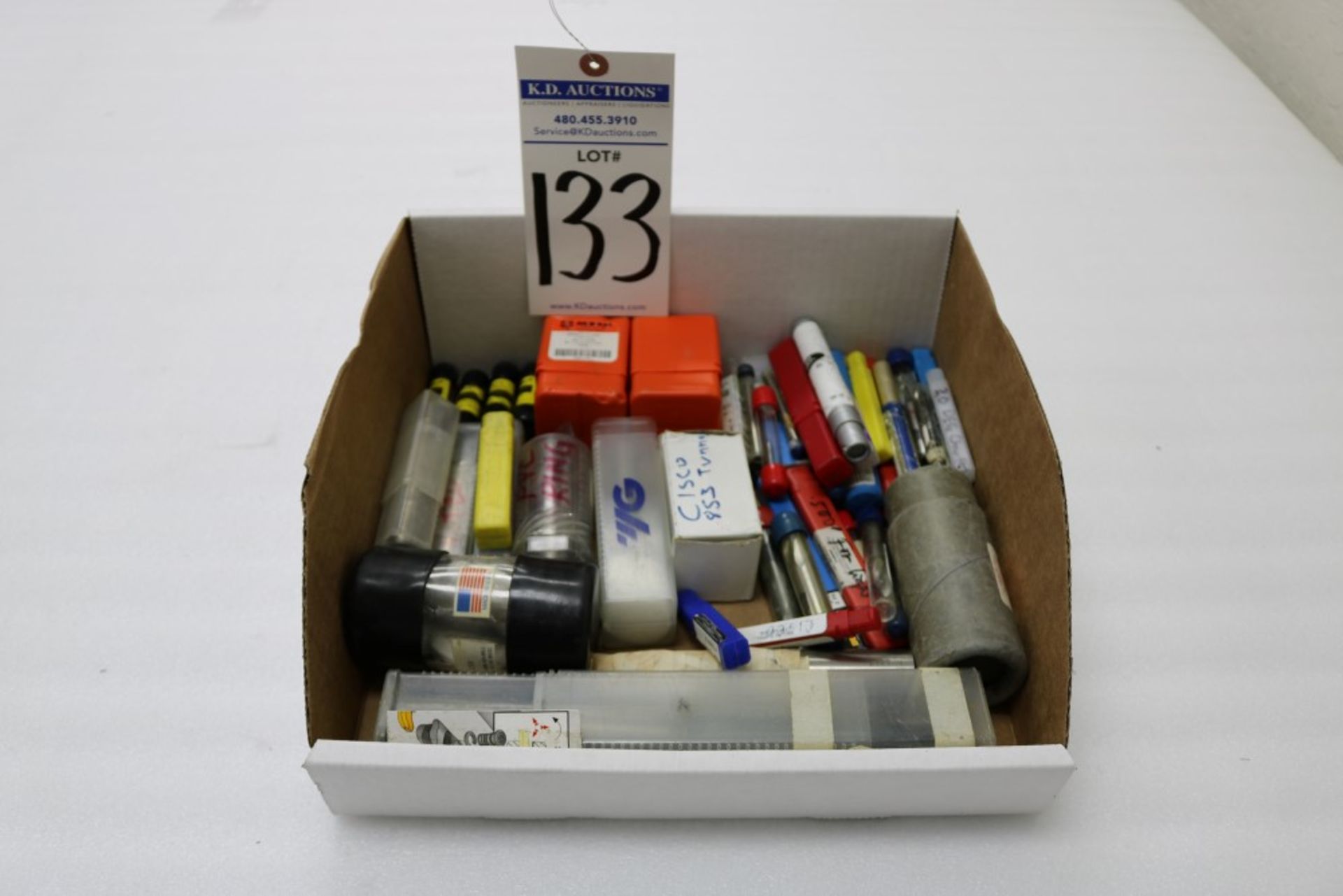 Box of Keyseat Cutters, Flutes, End Mills, Drills and Many Others, Mix of Used and New - Image 3 of 3