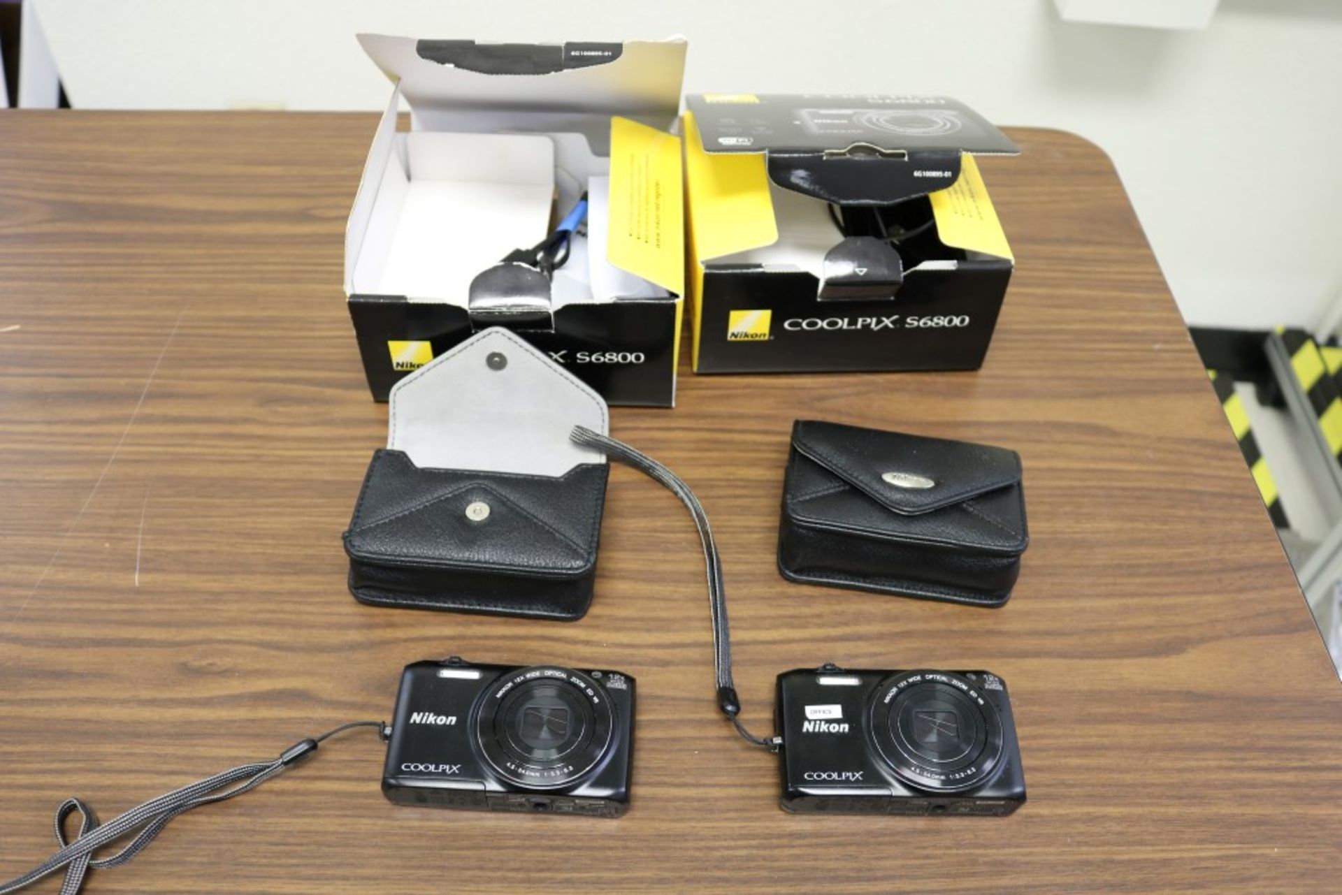 (2) Nikon Coolpix S6800, With Faux Leather Cases, Chargers Included. In Original Boxes - Image 3 of 6