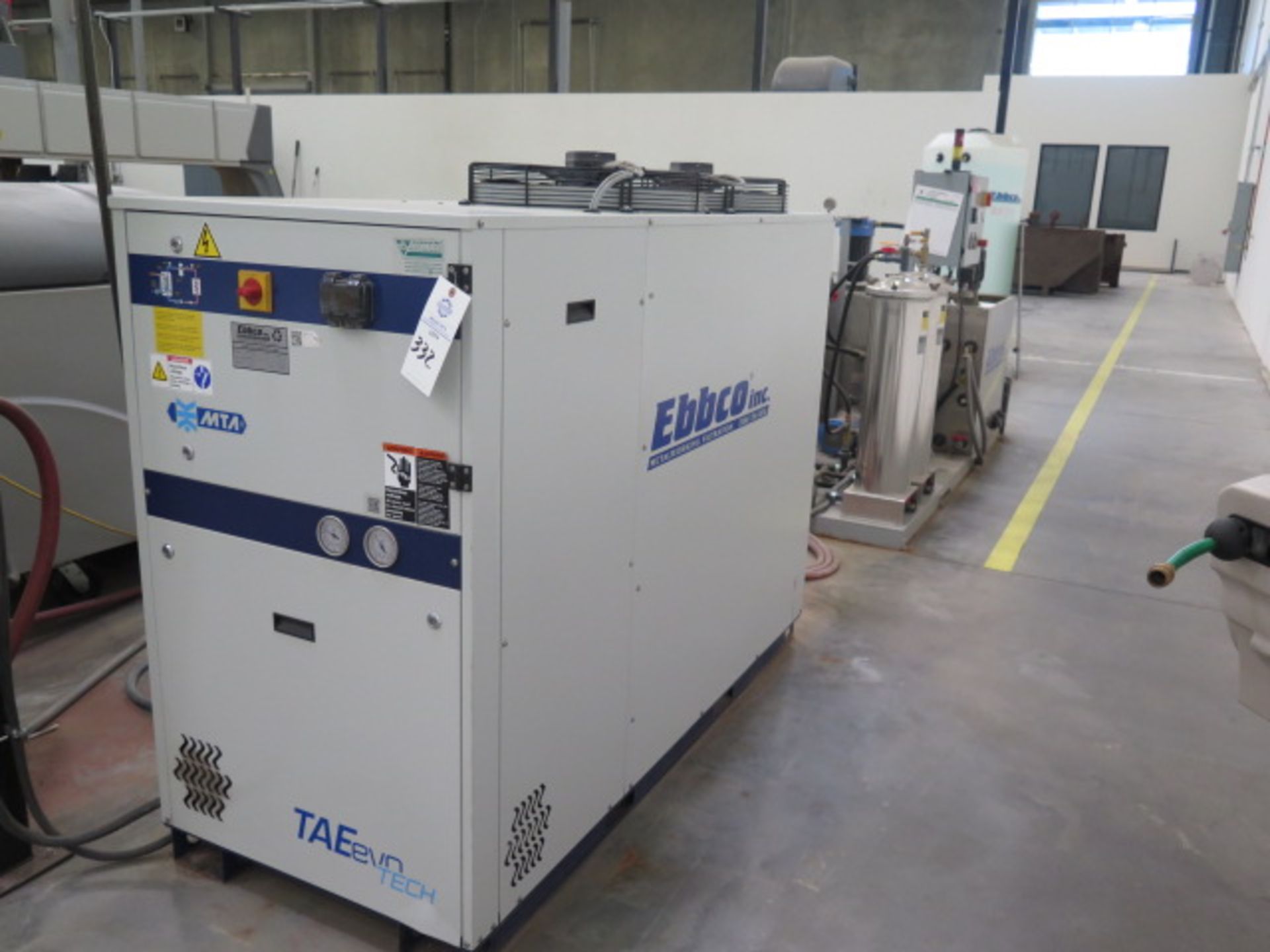 Ebbco “TEAevo Tech” Closed Loop Chiller Unit, Ebbco WJF-200V-CD Filtration System and Storage Tank