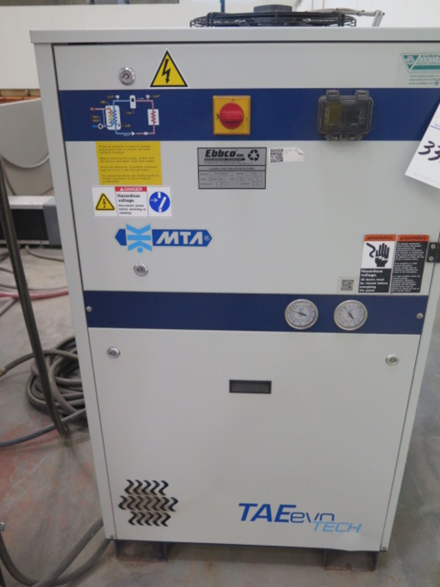 Ebbco “TEAevo Tech” Closed Loop Chiller Unit, Ebbco WJF-200V-CD Filtration System and Storage Tank - Image 2 of 8