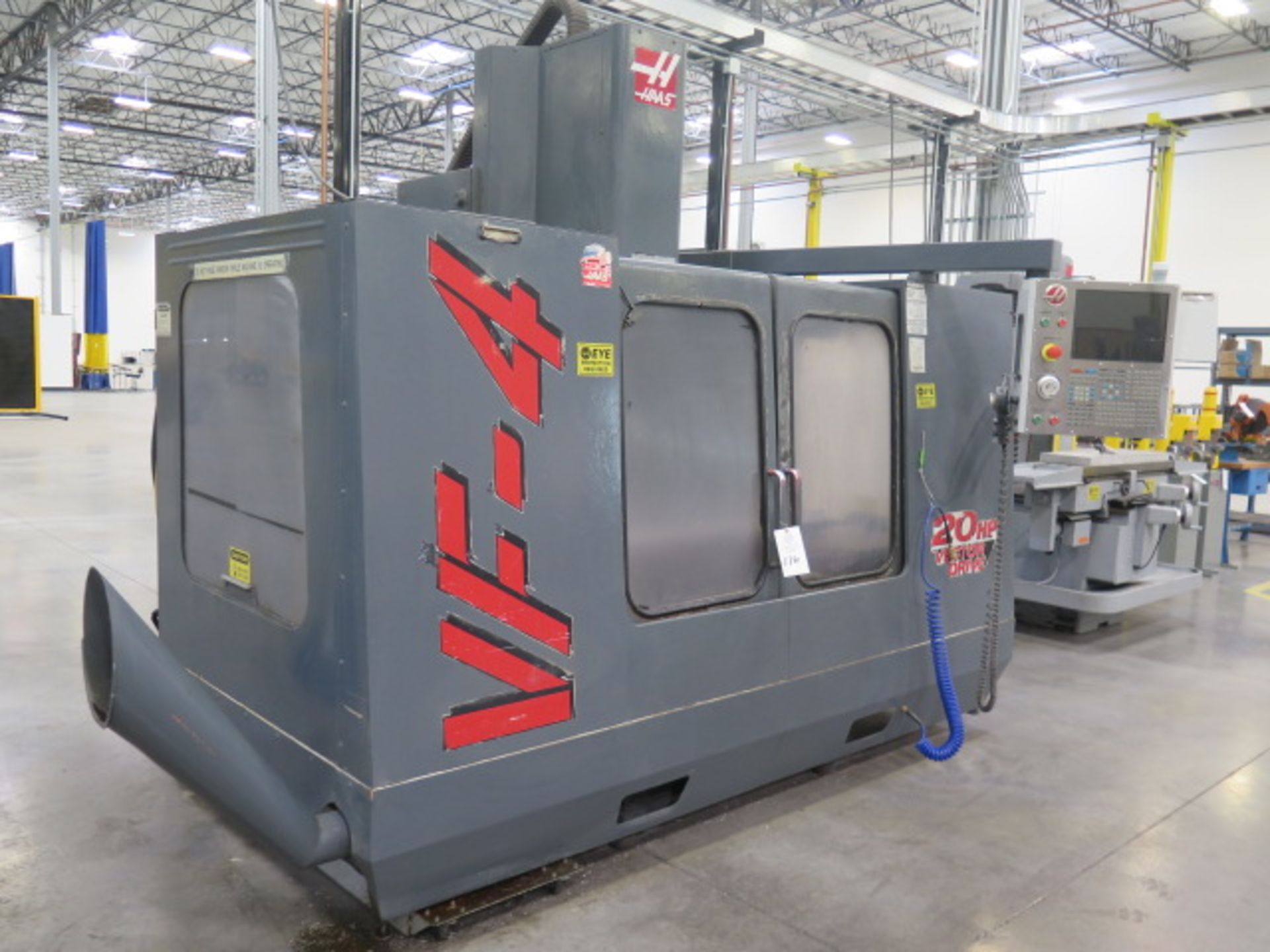 1999 Haas VF-4 4-Axis CNC Vertical Machining Center s/n 18374 w/ Haas Controls, Hand Wheel, 20- - Bild 3 aus 14