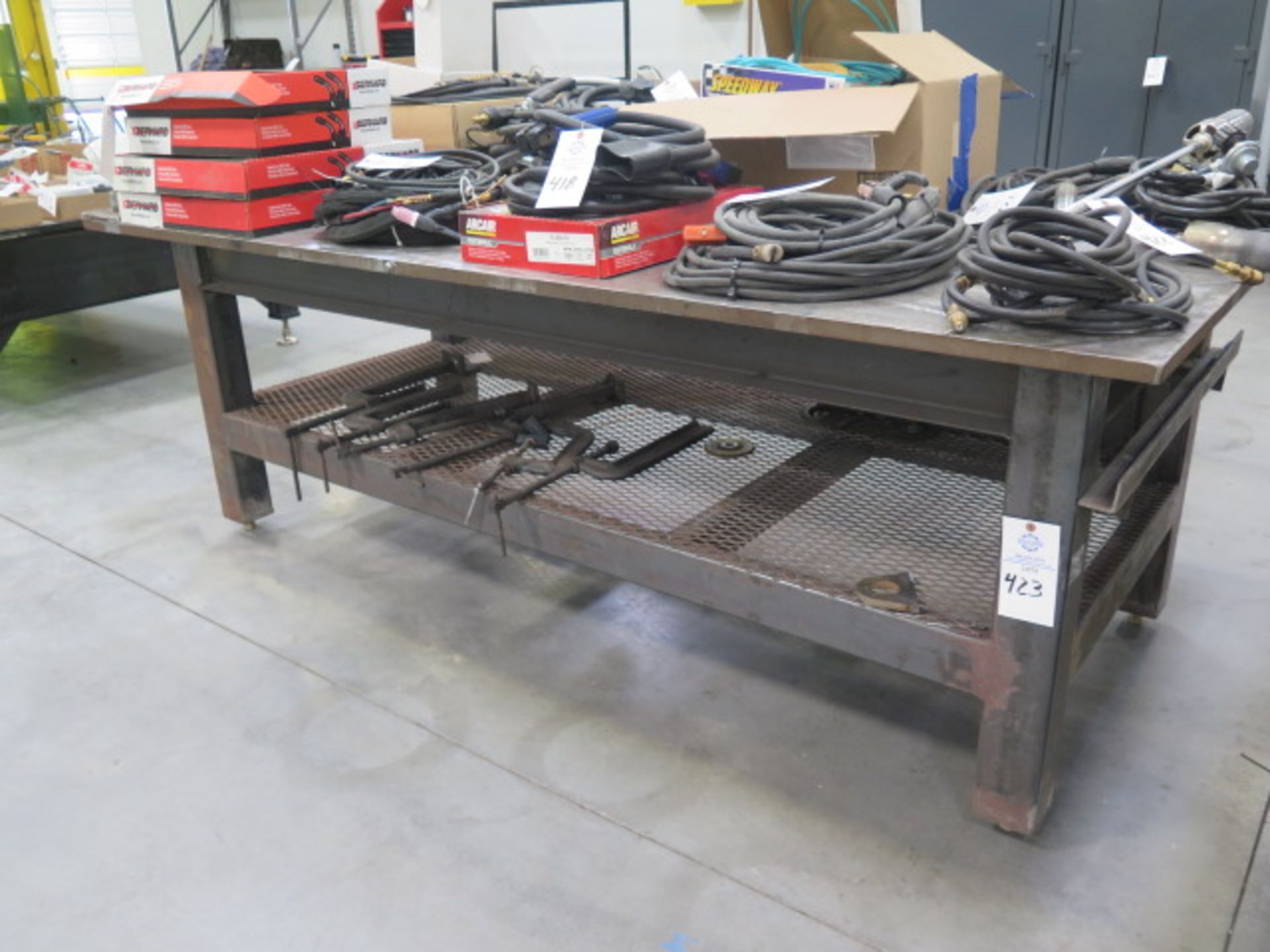 48" x 96" Steel Welding Table