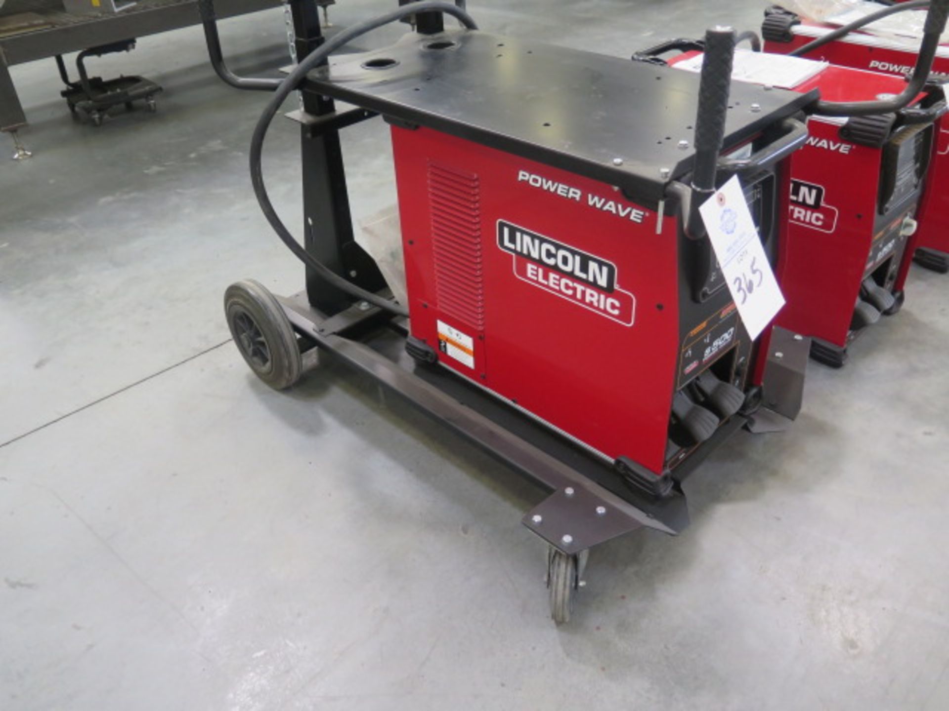 Lincoln S500 PowerWave Arc Welding Power Source (NEW) w/ Cart - Image 2 of 5