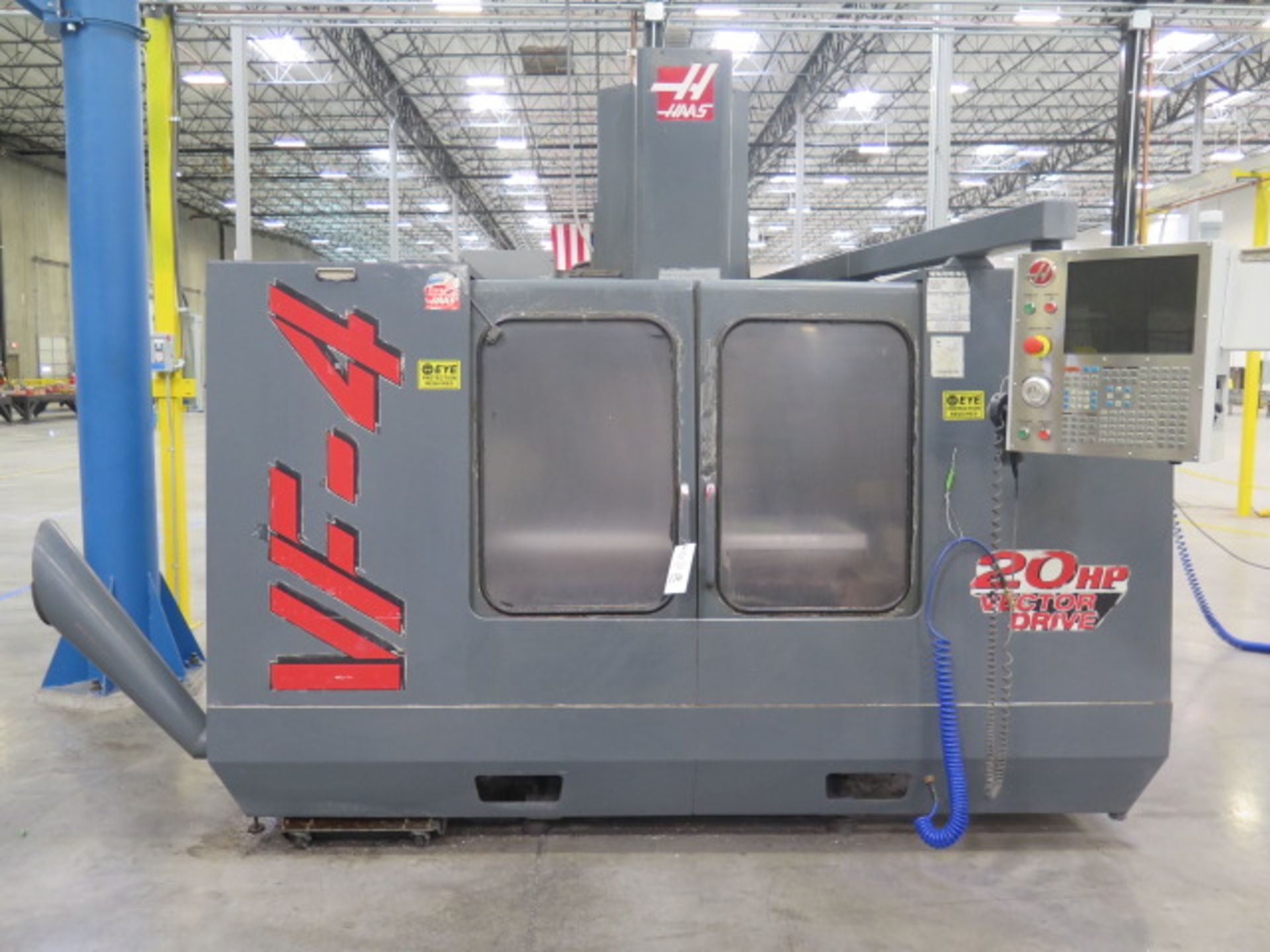 1999 Haas VF-4 4-Axis CNC Vertical Machining Center s/n 18374 w/ Haas Controls, Hand Wheel, 20- - Bild 2 aus 14