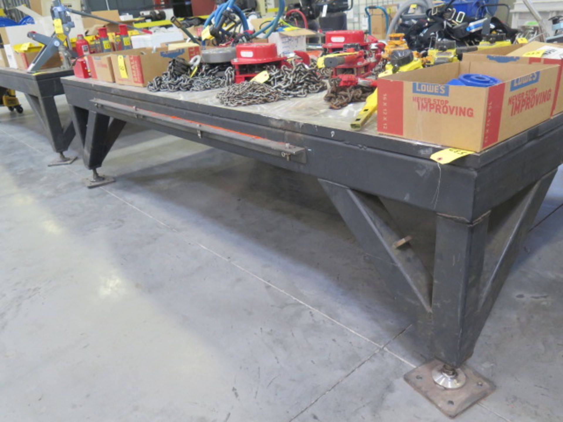 72" x 120" x 1 1/2" Steel Layout Table