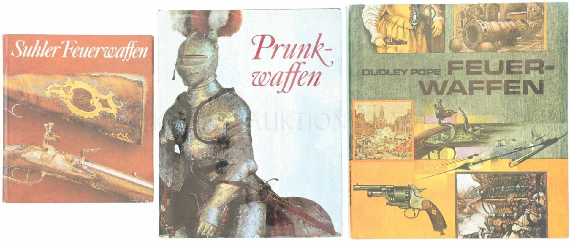 Konvolut 3 Bücher 1. Suhler Feuerwaffen, Autor Dieter Schaal, Militärverlag DDR, 2. Auflage 1983. 2.