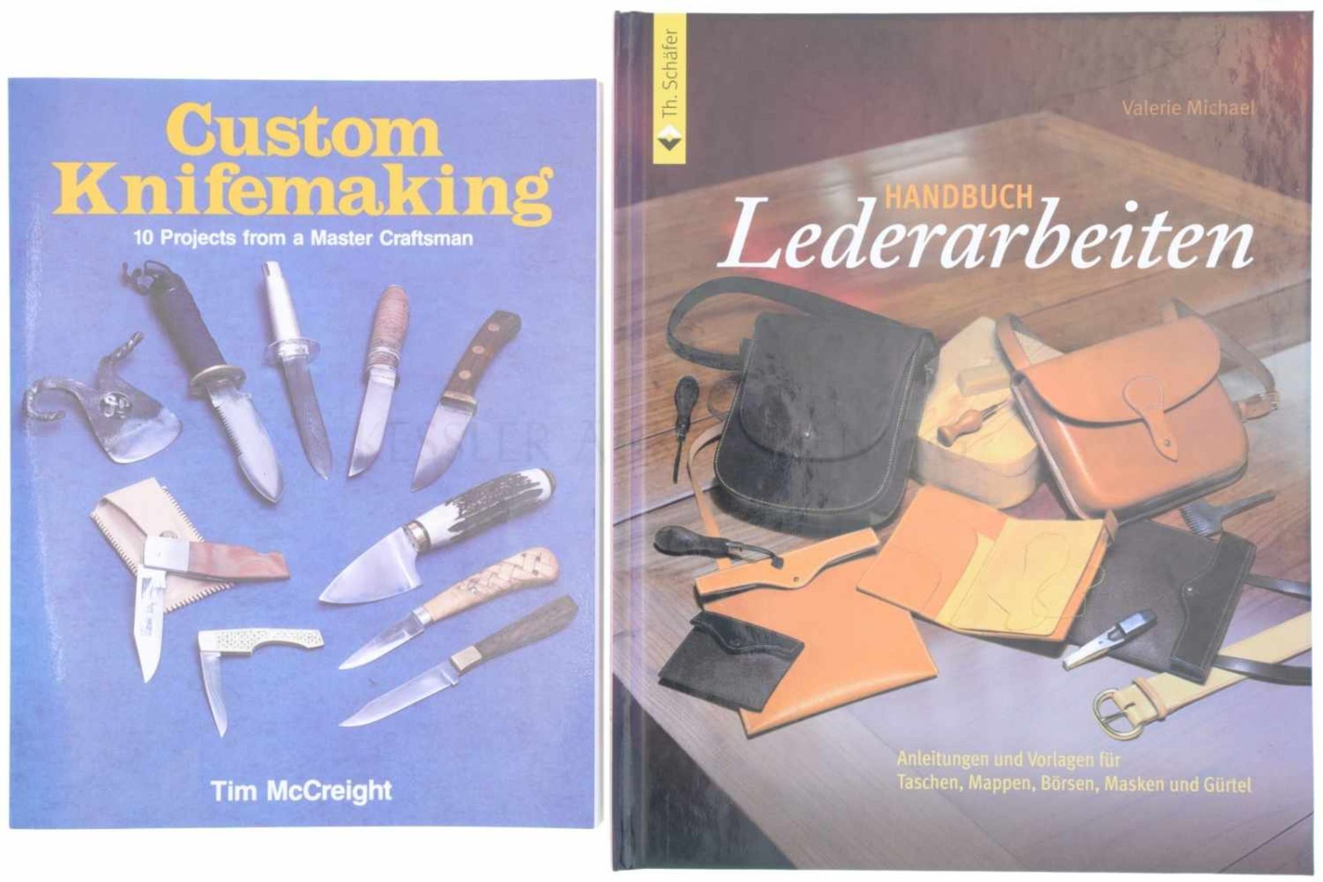 Konvolut von 2 Büchern, Messer / Holster selber machen 1. Custom Knifemaking, Tim Mc.Creight, 10