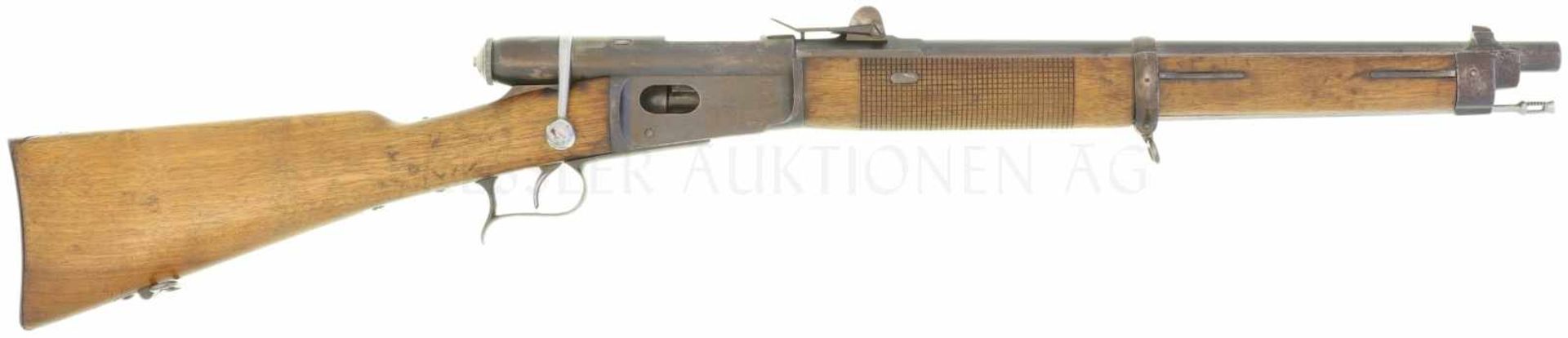 Repetiergewehr, Vetterli M 1871/92 gekürzt, Zoll, Kal. 10.4mm LL 490mm, TL 940mm, Metallteile