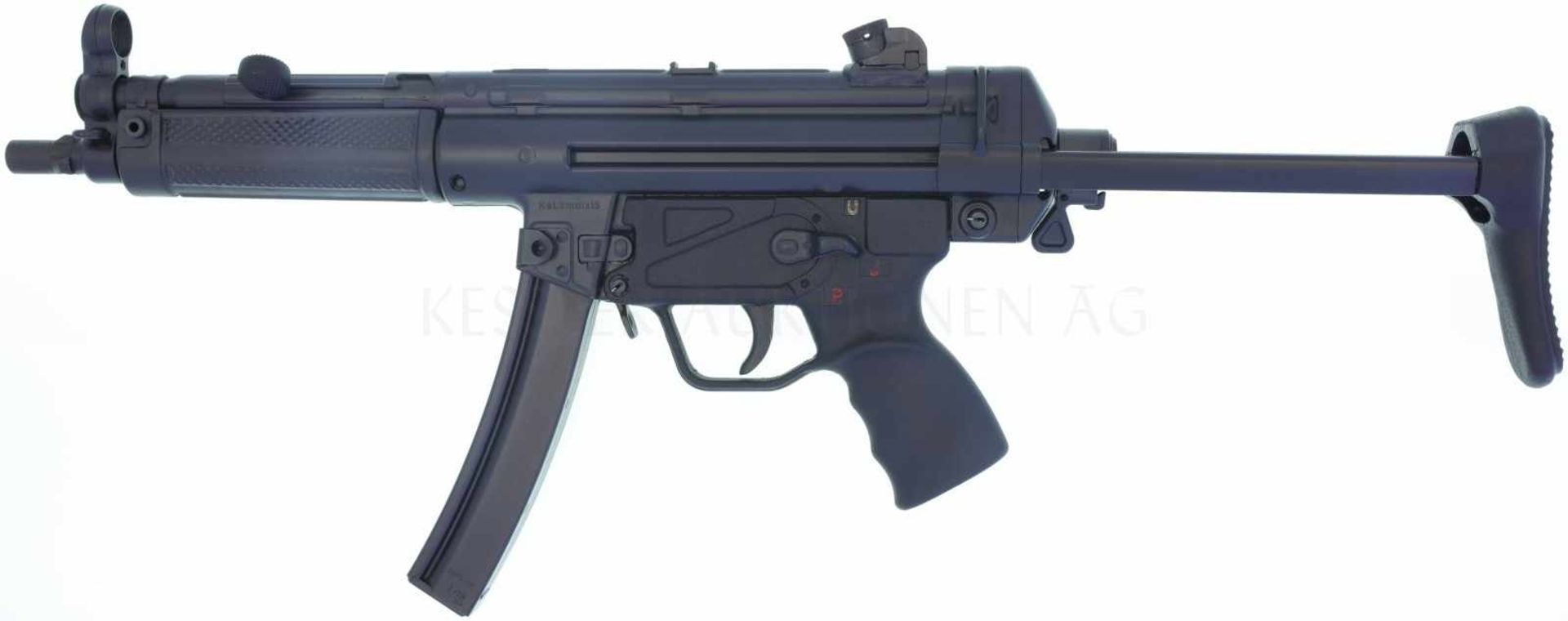 Maschinenpistole, EN HK MP5, Enfield-Fertigung für Jugoslawien, nach alter CH-Norm zum Halbautomaten