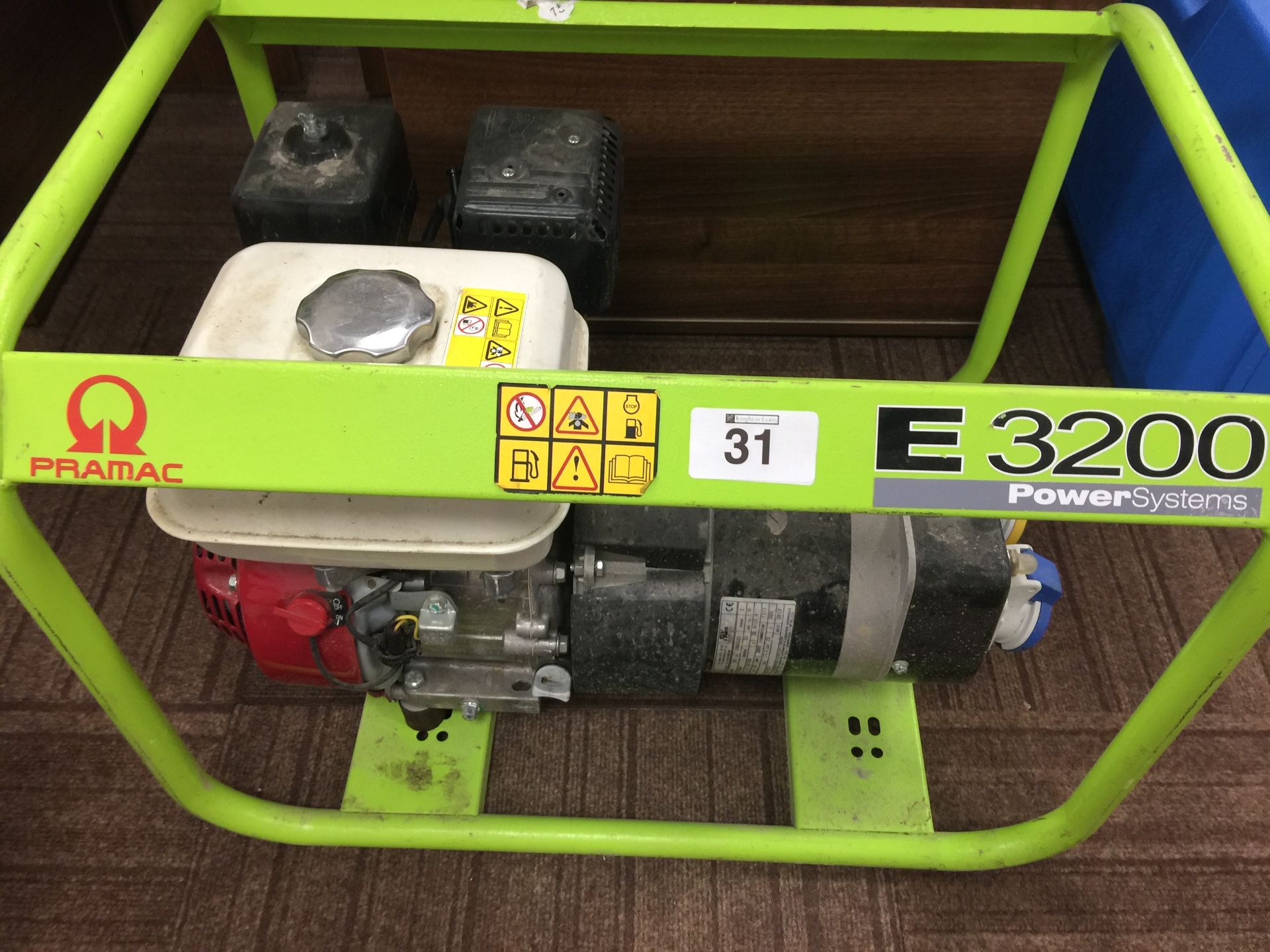 Pramac E3200 110v and 240v petrol Compressor