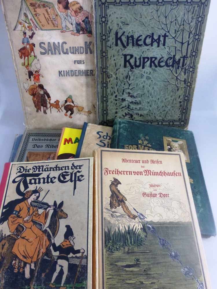 Konvolut Kinderbücher -Freiherr v. Münchhausen, Die Märchen der Tante Else, For verylittle People,